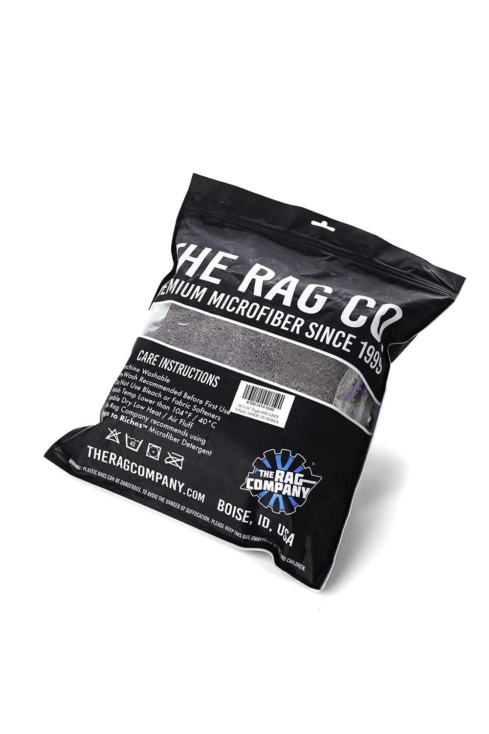 The Rag Company - Eagle Edgeless 600 (3-Pack) Professional Korean 70/30 Blend Super Plush, Microfiber Auto Detailing Towels, Buf