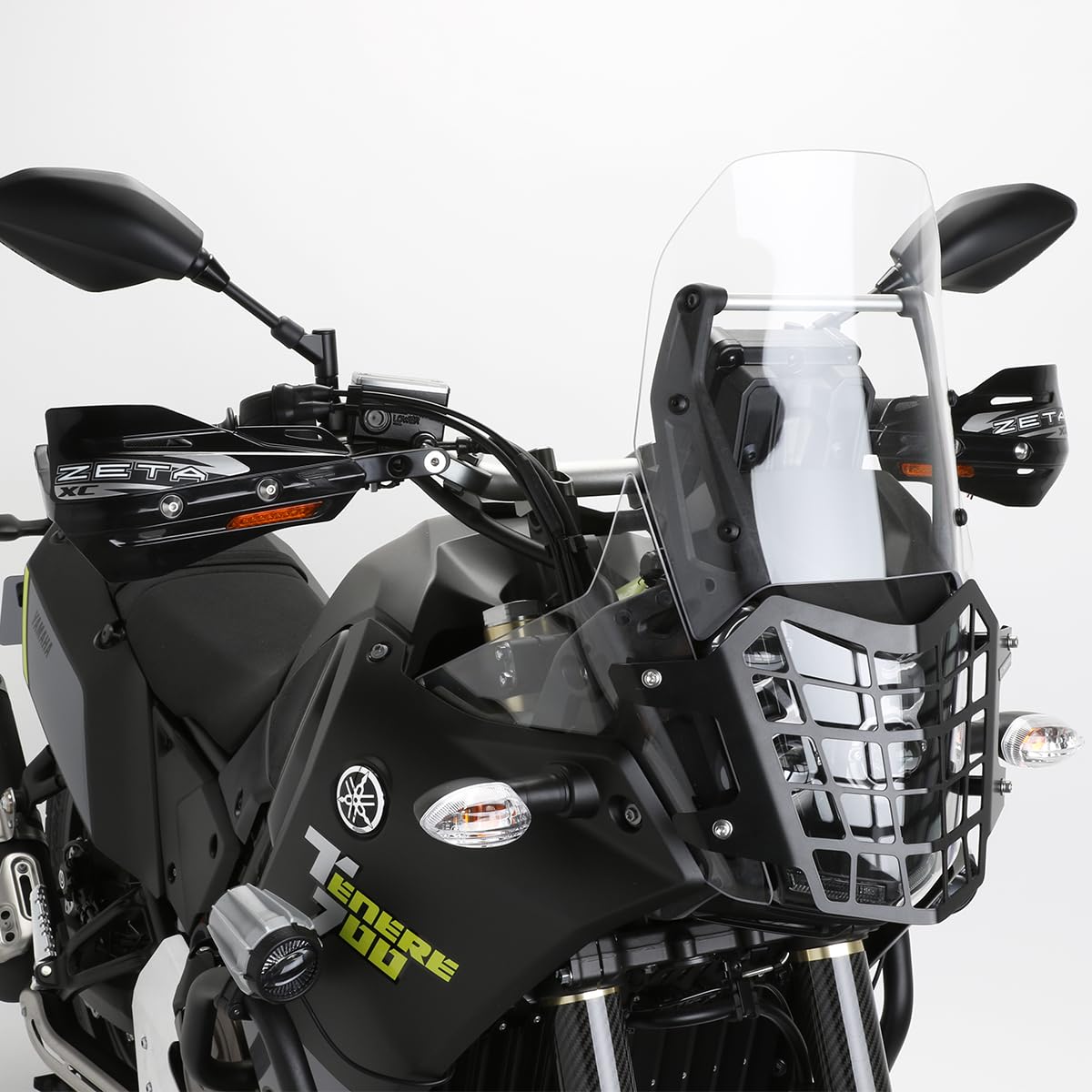 Zeta Xc Flasher Black Hand Shields (Pair) For Armor Handguards