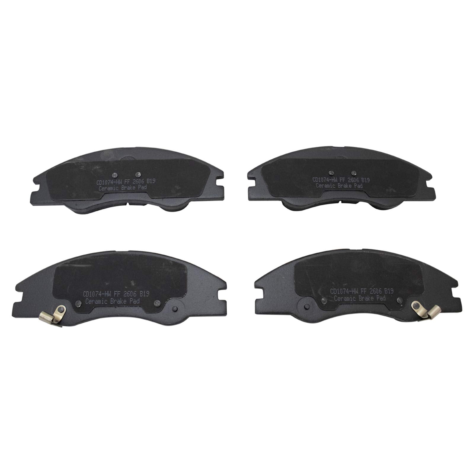 TRQ Front Brake Pads Ceramic Compatible with 2004-2009 Kia Spectra 2005-2009 Spectra5