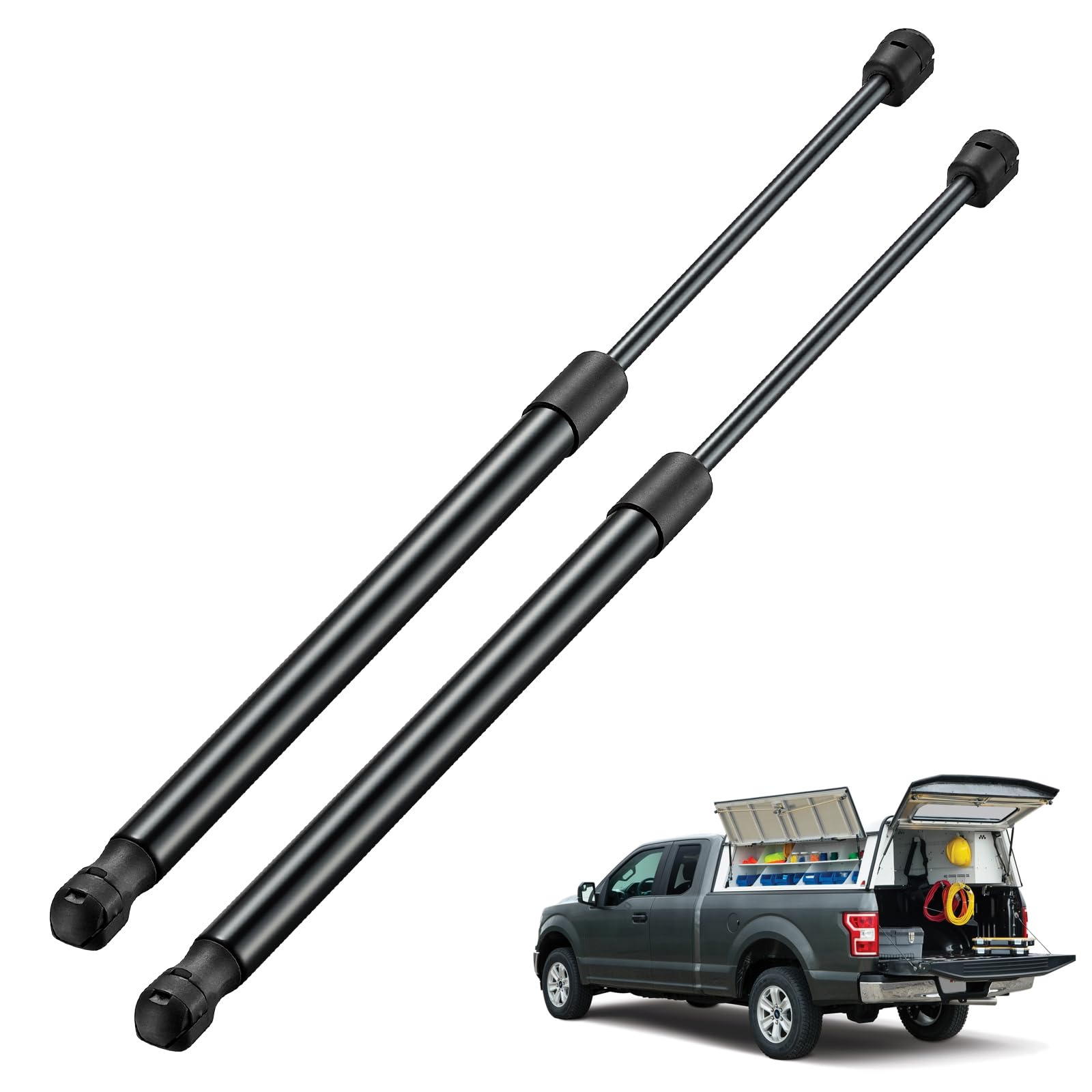 Bdfhyk C16-09786 20Inch 30Lbs (133N) Gas Shocks Struts Lift Support For Camper Shell Window Rv Door Truck Tonneau Cover Box Lid