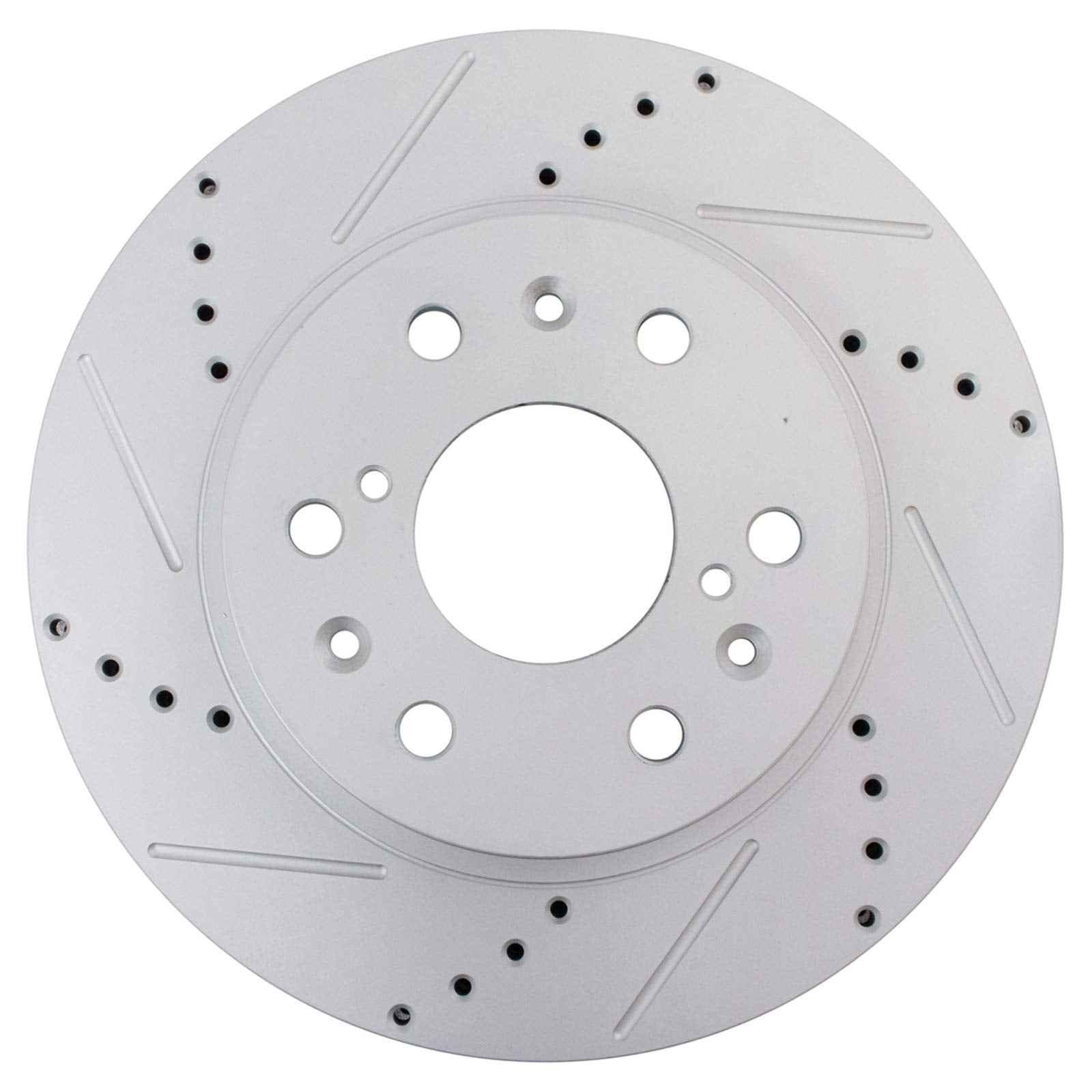 Trq Front Performance Brake Rotor Drilled Slotted Pair Set For Avalanche/Escalade/Express 1500 / Savana 1500 / Sierra 1500 / Sil
