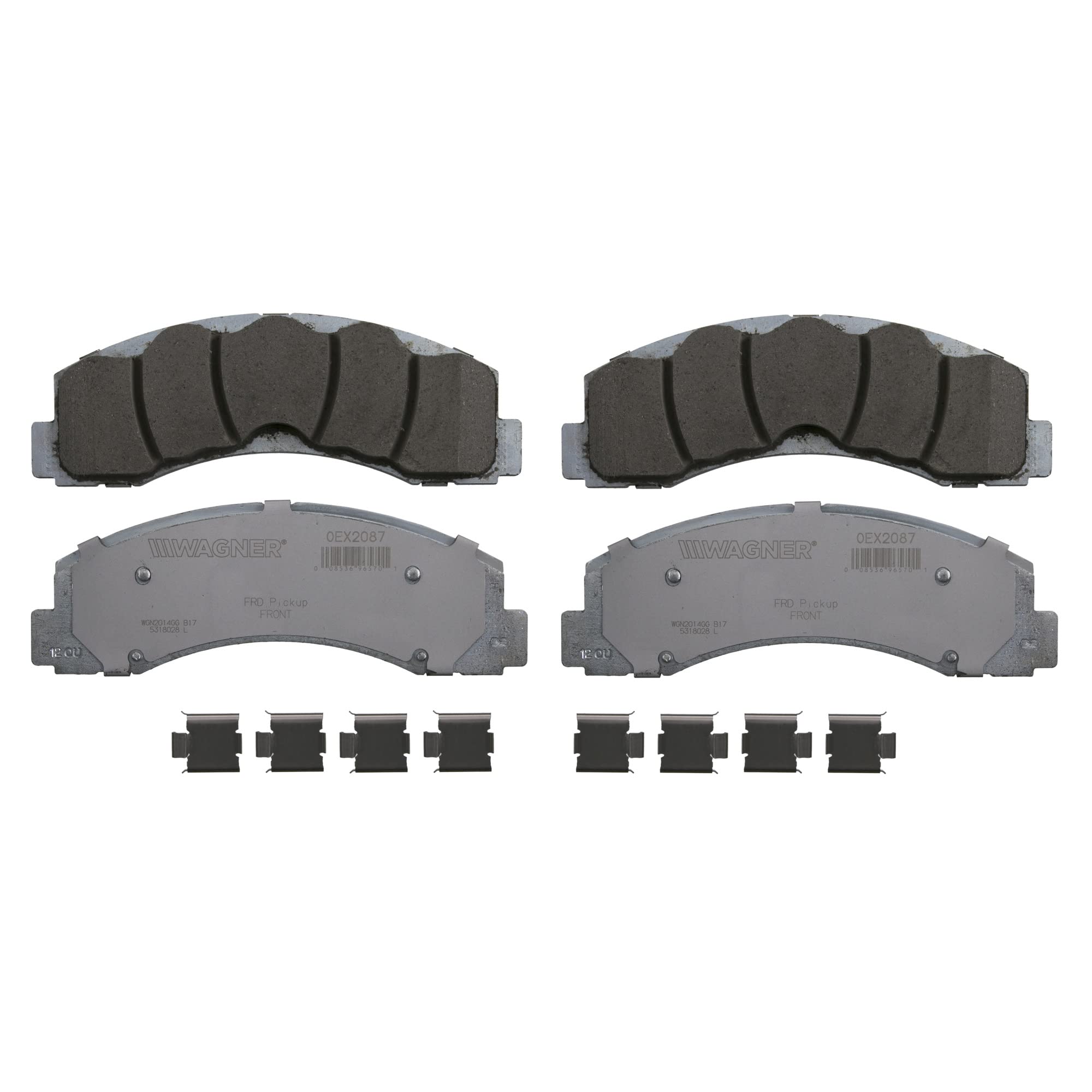 Wagner Brake Oex Oex2087 Disc Brake Pad Set Premium Ceramic