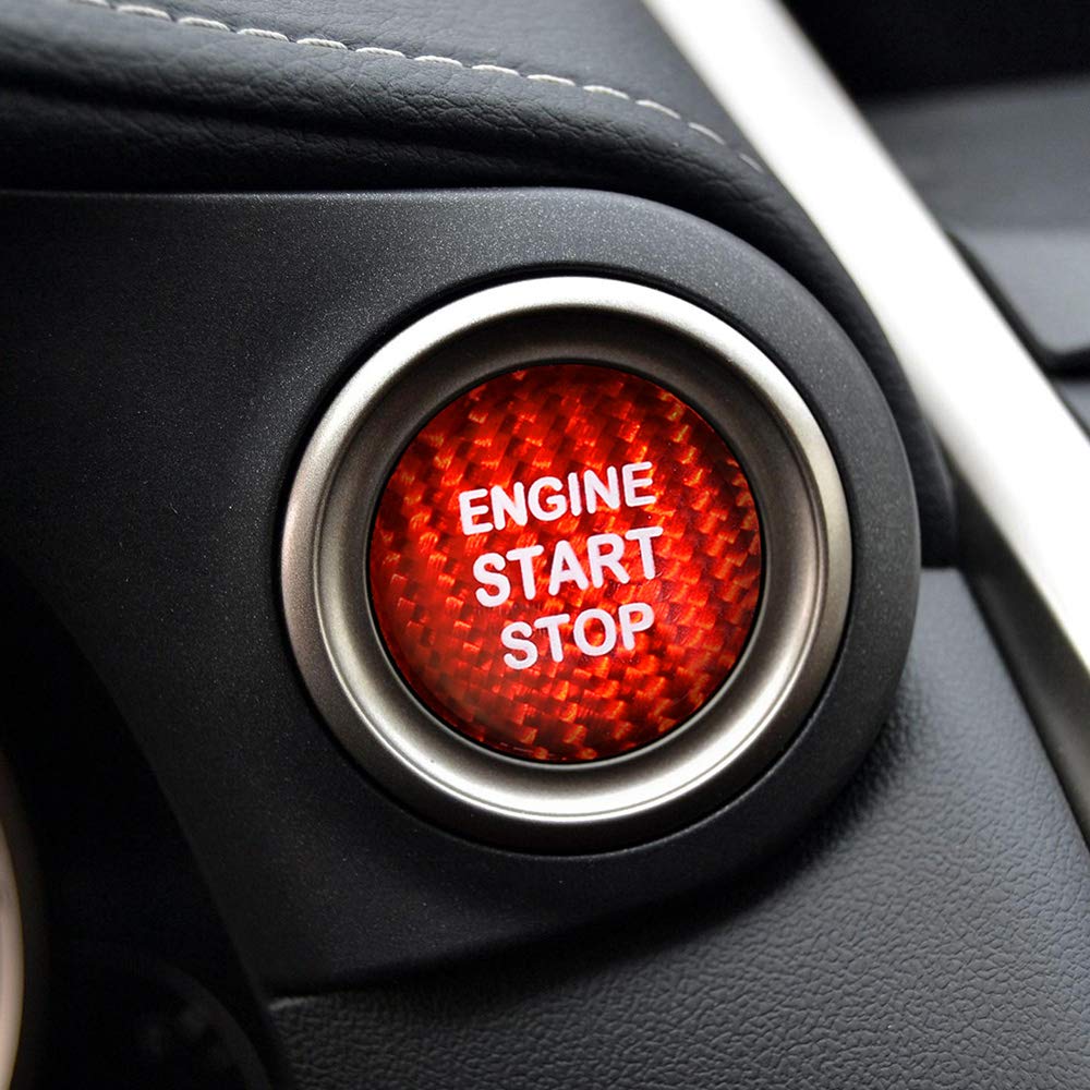 Airspeed Carbon Fiber Car Engine Start Button Sticker For Lexus Is250 Is200 Is300 Es350 Es330 Gs350 Gs300 Nx300 Nx200T Rx350 Rx3