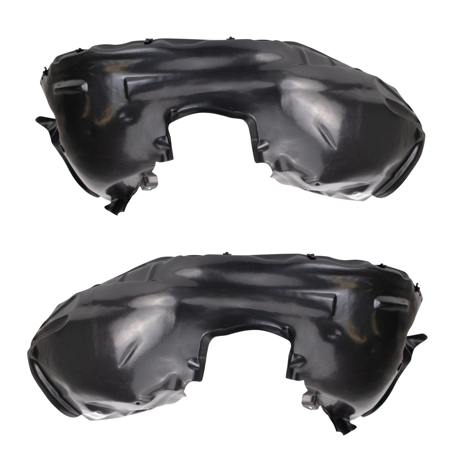 Trq Front Inner Fender Liner Set Compatible With 2010-2015 Volvo Xc60 Vo1248114 Vo1249114