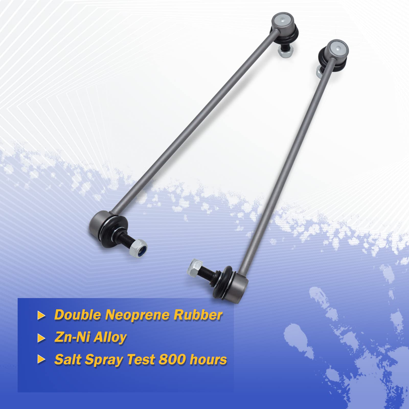 13.82'' Zinc-Nickel Alloy Front Left Right Stabilizer Sway Bar Links For 2011-2012 Hyundai Sonata 2011-2012 Kia Optima 2.0L 2.4L