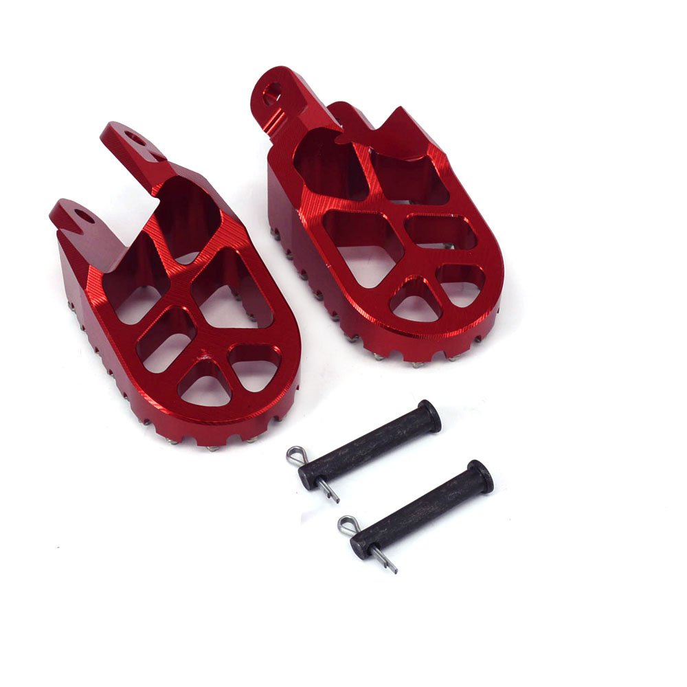 Jfg Racing Dirt Bike Foot Pegs,Billet Footpegs Pedal Rest For Xr650L 92-21/Xr600R 89-00/Klx250 06-20/Klx250S 09-14/Klr650 87-07