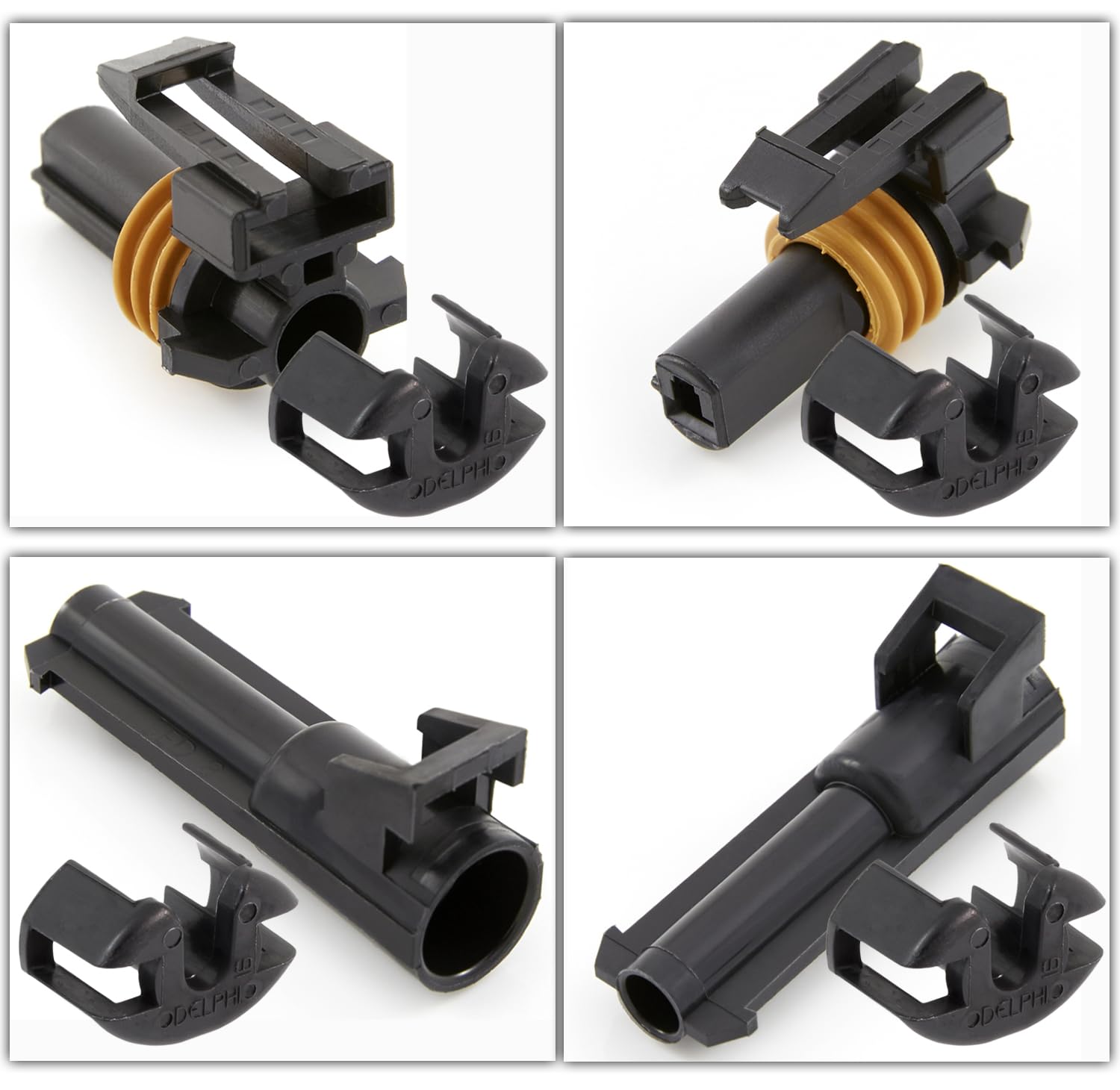 5-Pack (1-Pin) 30Amp Metri-Pack Waterproof Connector Terminals And Seals 12-10Awg