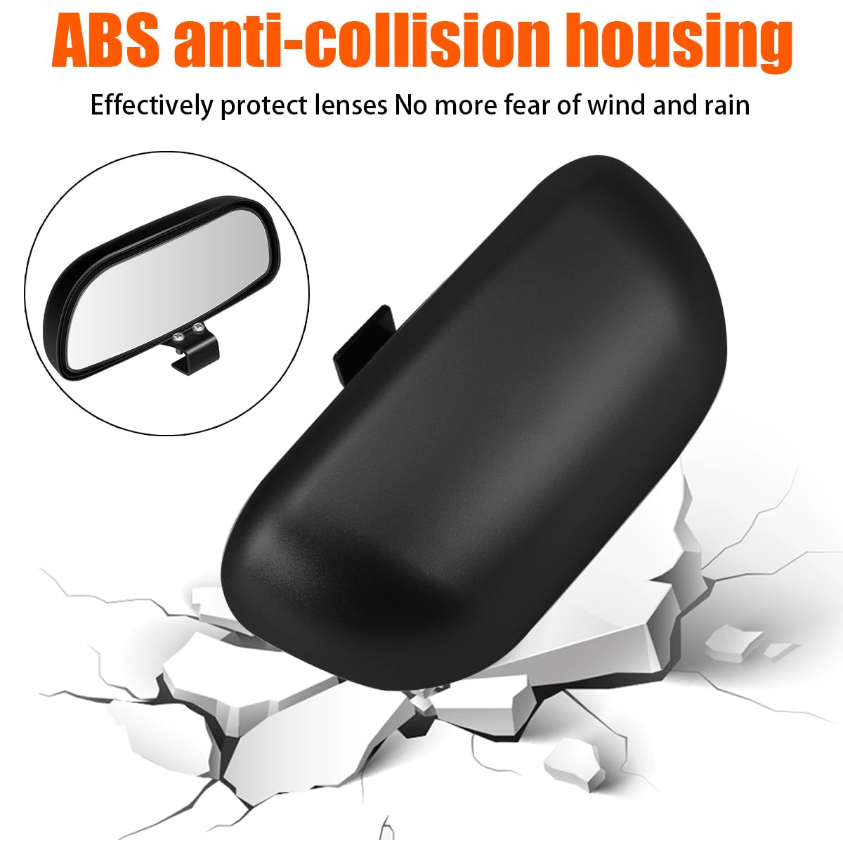 Besulen Blind Spot Mirror For Car, Hd Glass Adjustable Convex Rear View Mirror, Auto Exterior Accessories Auxiliary, Universal R