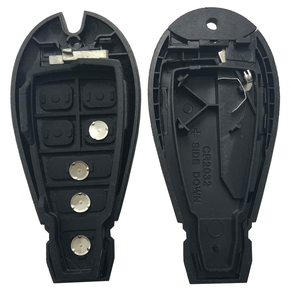 Horande Replacement Key Fob Cover Case fit for 2008-2015 Dodge Ram 1500 2500 3500 Truck Chrysler Jeep Keyless Entry Remote Contr