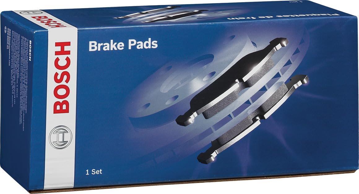 BOSCH BE1761H Blue Ceramic Disc Brake Pad Set With Hardware - Compatible With Se