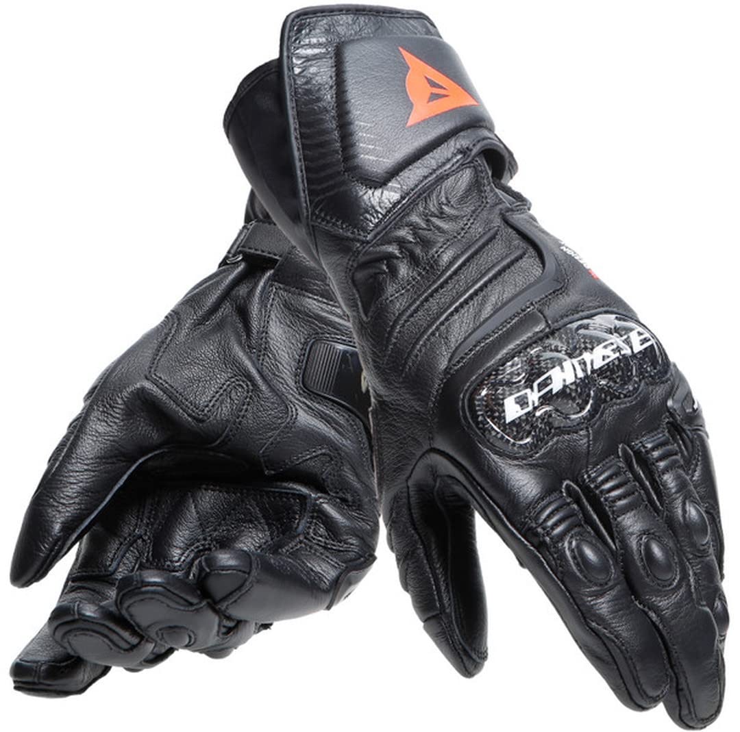 Dainese 201815957-691-Xl Carbon 4 Long Leather Gloves Black/Black/Black - Xl