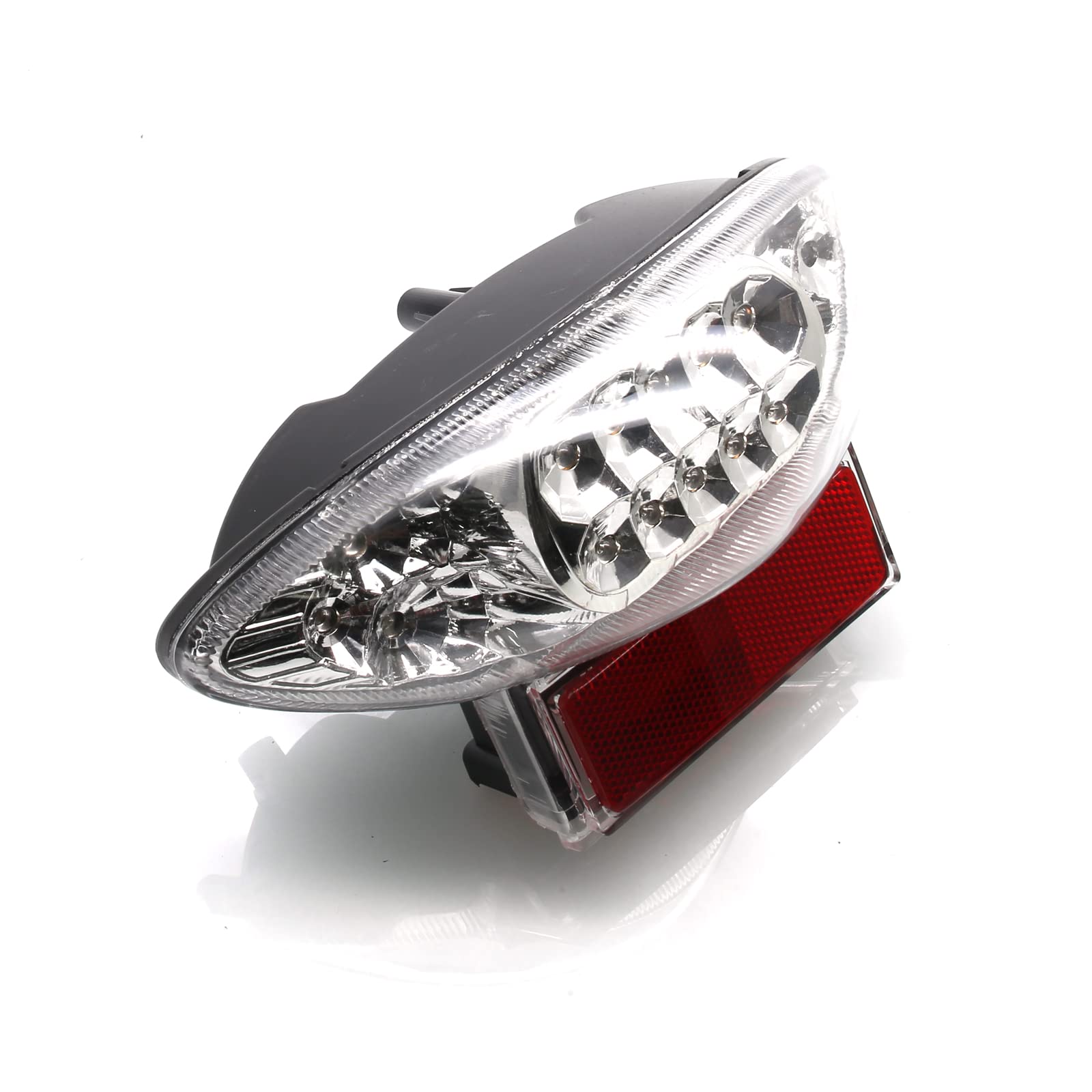 Mzs Motorcycle Tail Light Led Integrated Turn Signal Blinker Clear Compatible With Hayabusa Gsx1300R Gsxr1300 1999-2007 / Gsx600