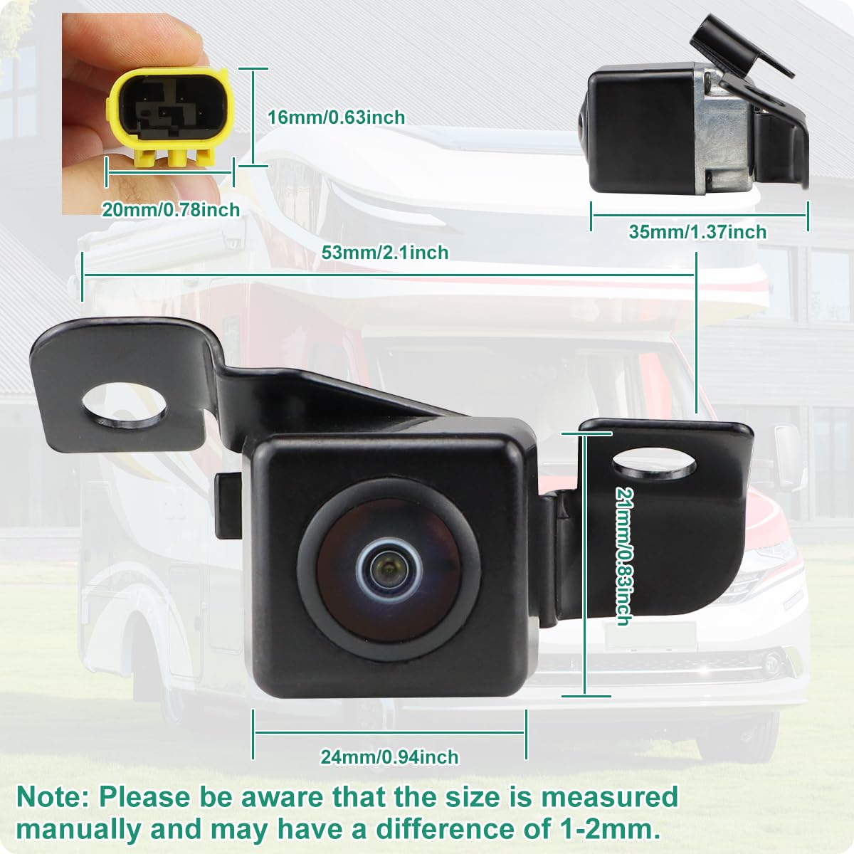 95760-2P202 Oe Backup Camera Replacement For Kia Sorento 2011-2013, Reverse Greenyi Rear Park Assist Camera Replaces 95760-2P000