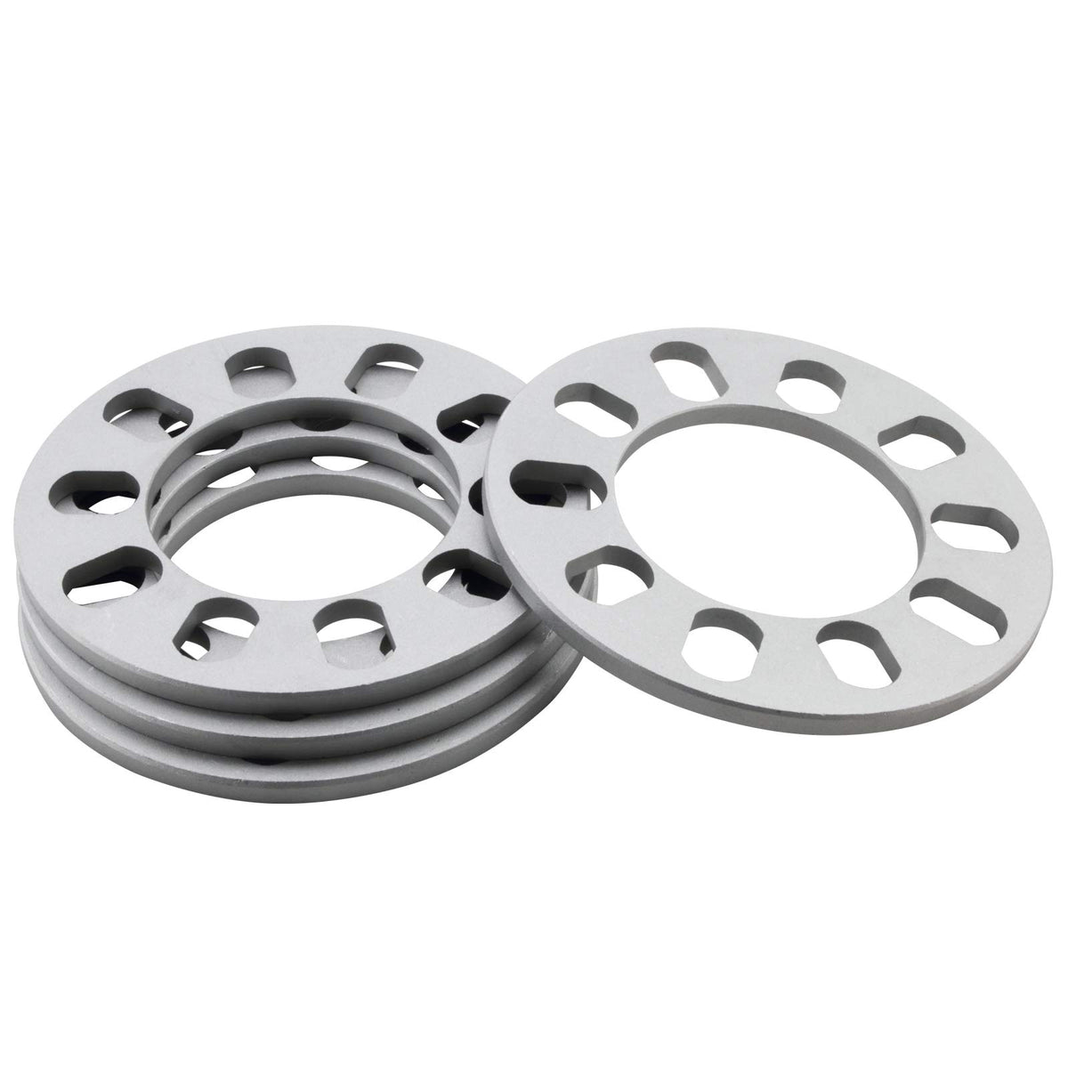 Dcvamous 4Pc 5X108 5X110 5X112 5X114.3 5X115 5X120 5X127 5X130 5X4.25 5X4.5 5X4.75 5X5 Universal Wheel Spacers 1/4 Inch (6Mm) Co