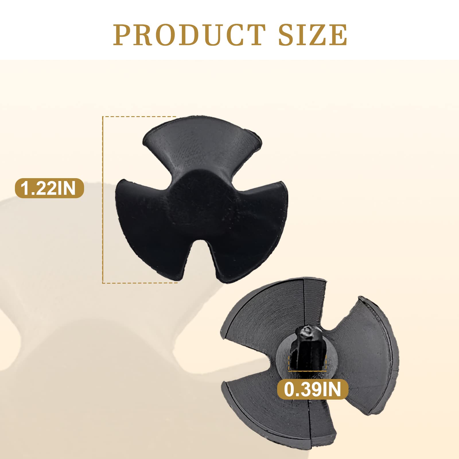 20Pcs Hood Insulation Retainers OEM 4878883AA Replace LH LHS Nylon Clip Plastic Retainers Fasteners Push Type Push Pin Screws Co