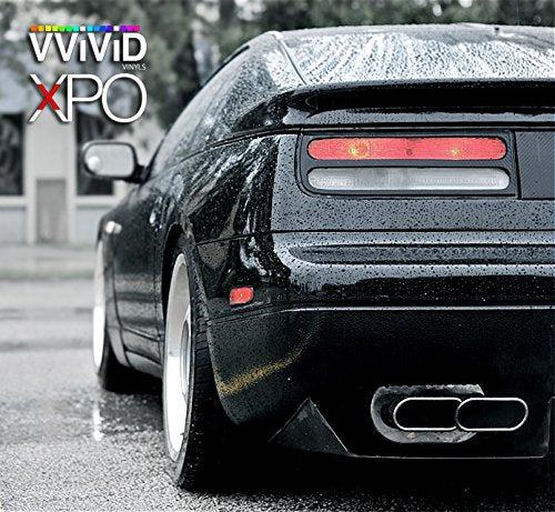 Vvivid Gloss Black Vinyl Wrap Adhesive Film Air Release Decal Sheet (25Ft X 5Ft)