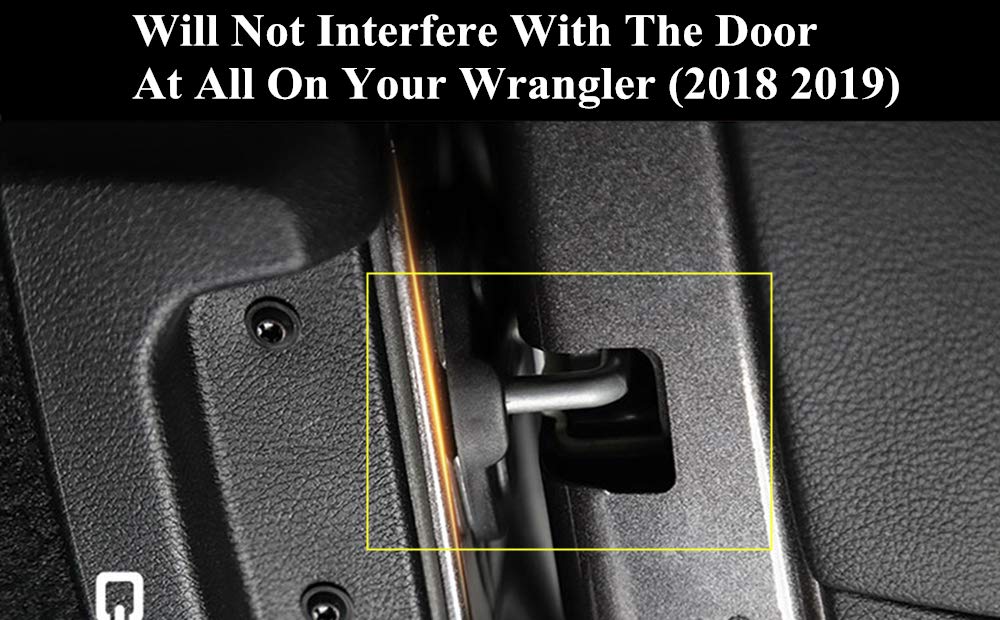Door Lock Decoration Cover For 2018 2019 2020 2021 2022 2023 2024 Jeep Wrangler Jl Jlu 4Xe Unlimited Sahara Sports Rubicon Gladi