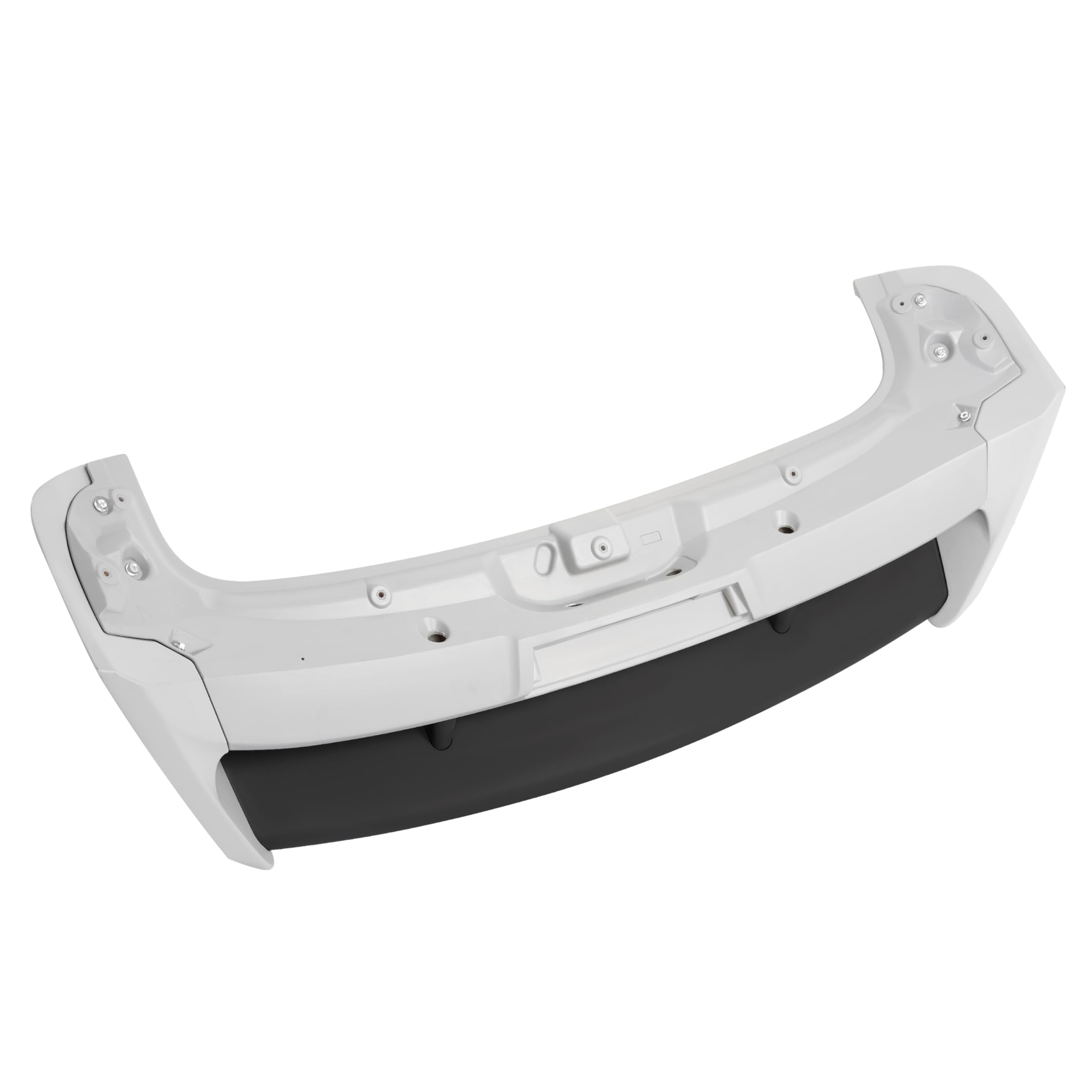 Kuafu Roof Spoiler Compatible With 2012-2018 Ford Focus Hatchback Models Rear Wind Spoiler Plastic Gray & Black Painted