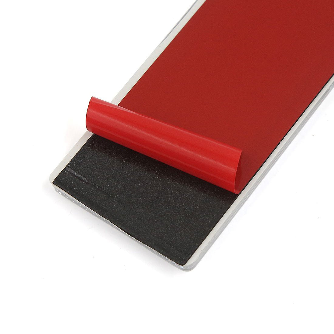 Uxcell 4Pcs White Rectangle Stick-On Safety Reflector Warning Plate W Mounting Holes