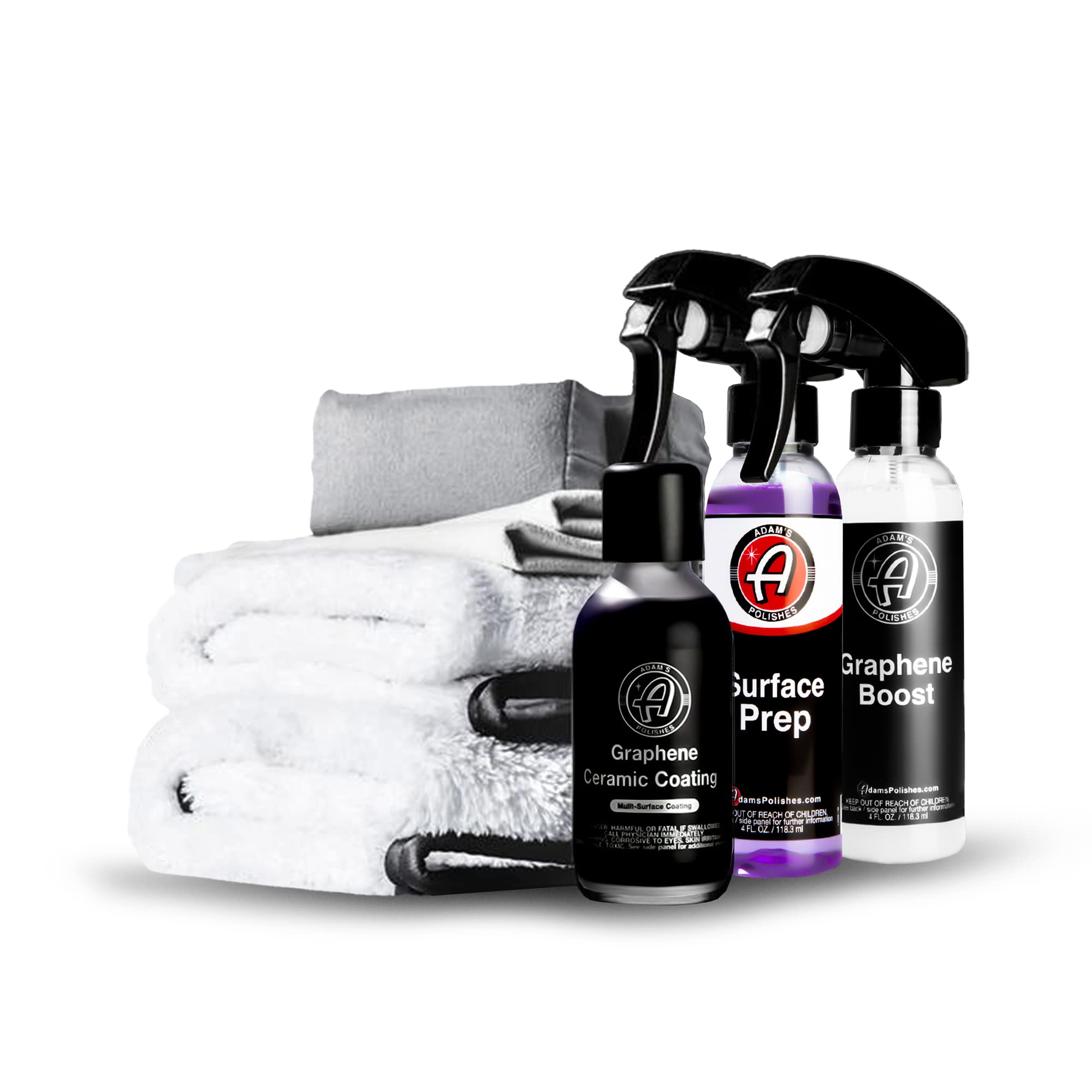 Adam'S Polishes Uv Graphene Ceramic Coating Kit, Verified 10H Ceramic Coating, 7+ Years Of Protection & Uv Glow Technology, Appl