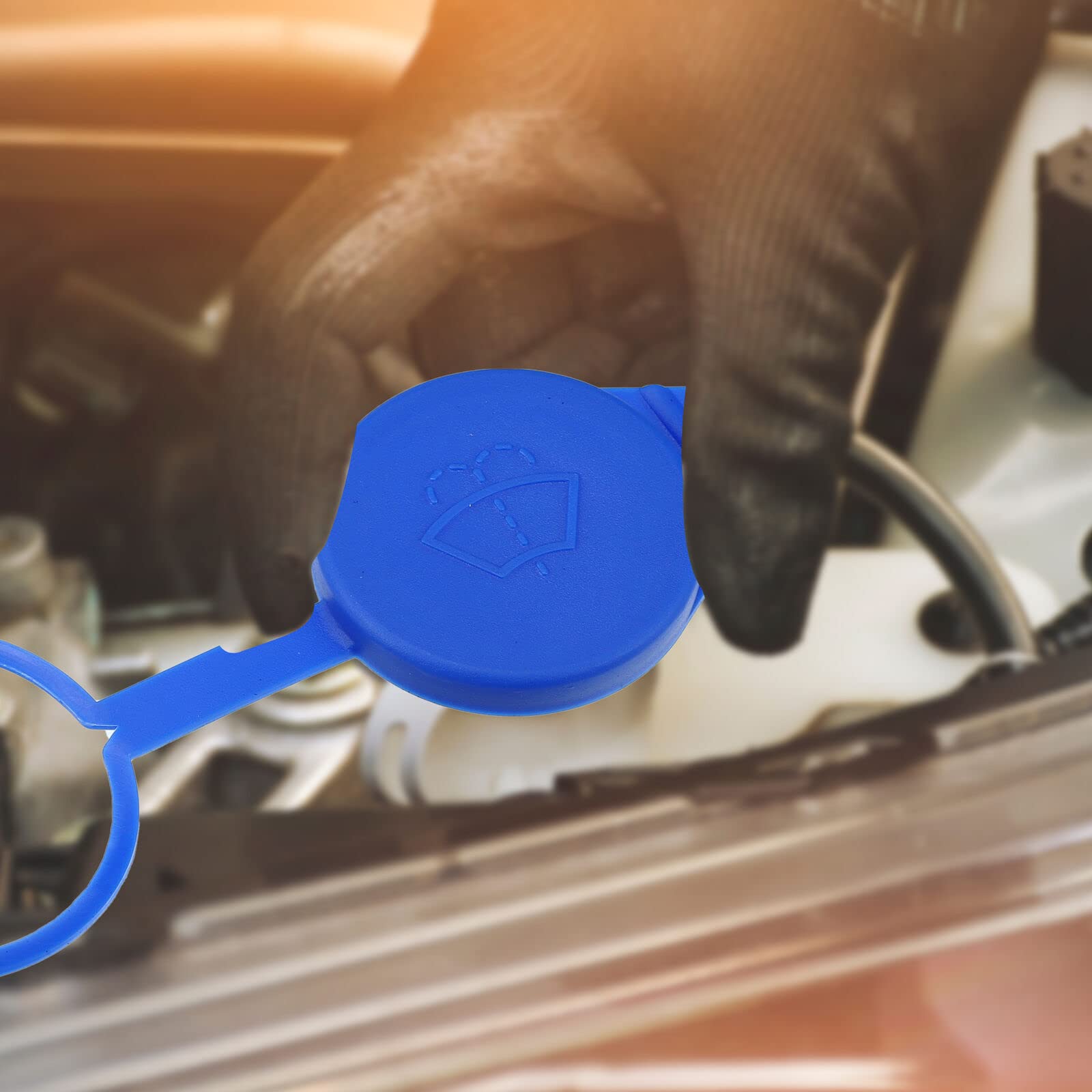 Kt1Z17632A, Cp9Z-17A605-A, Replacement For Ford Focus 2012-2018 Windshield Washer Fluid Reservoir Cap (1)