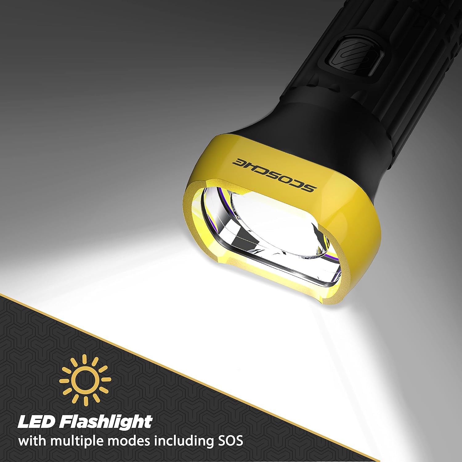 Scosche Pbjf600 Powerup 600 Torch Portable 300 Lumen Flashlight And Car Jump Starter With 600 Amp Portable Battery With Usb Port