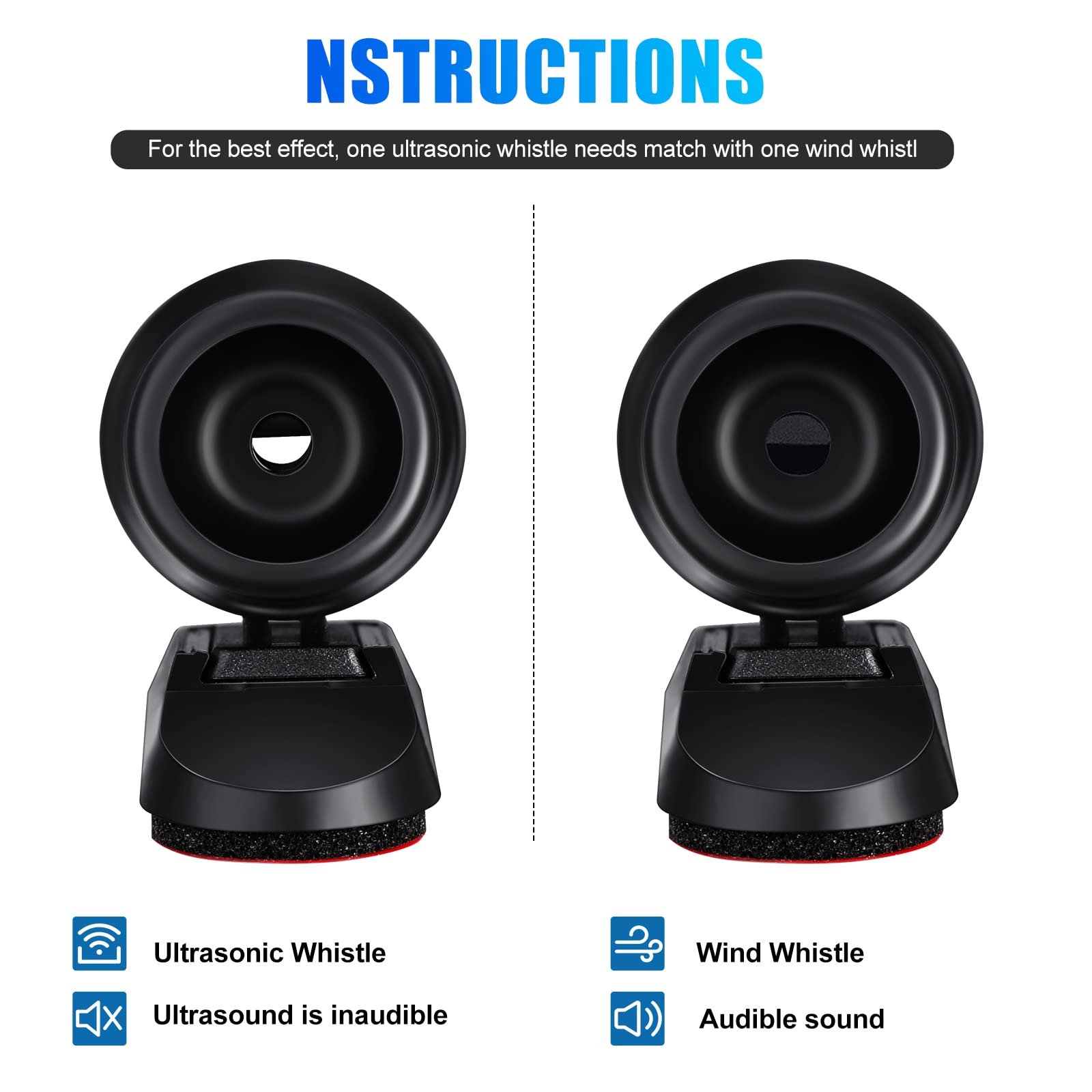 Frienda 10 Pcs Deer Whistles Horns Deer Avoids Collisions Vehicles Wind Activated Ultrasonic Warning For Car Motorcycles Animal