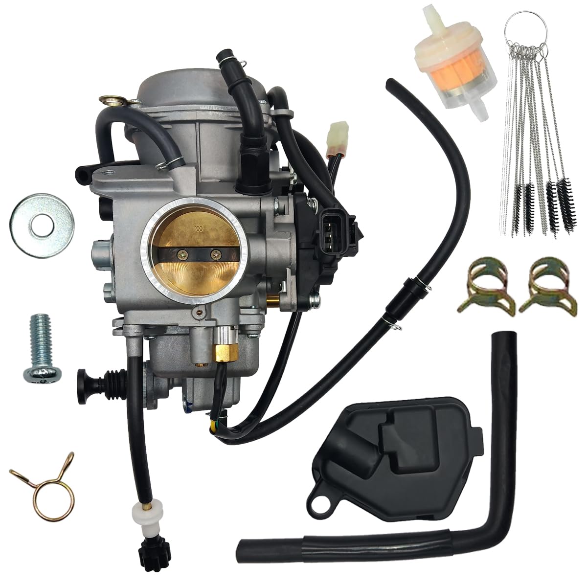 JDLLONG Carburetor 16100-HN8-013 Fits 2003-2005 for Honda Rincon 650 TRX650FA TRX650FGA 4x4 Carb