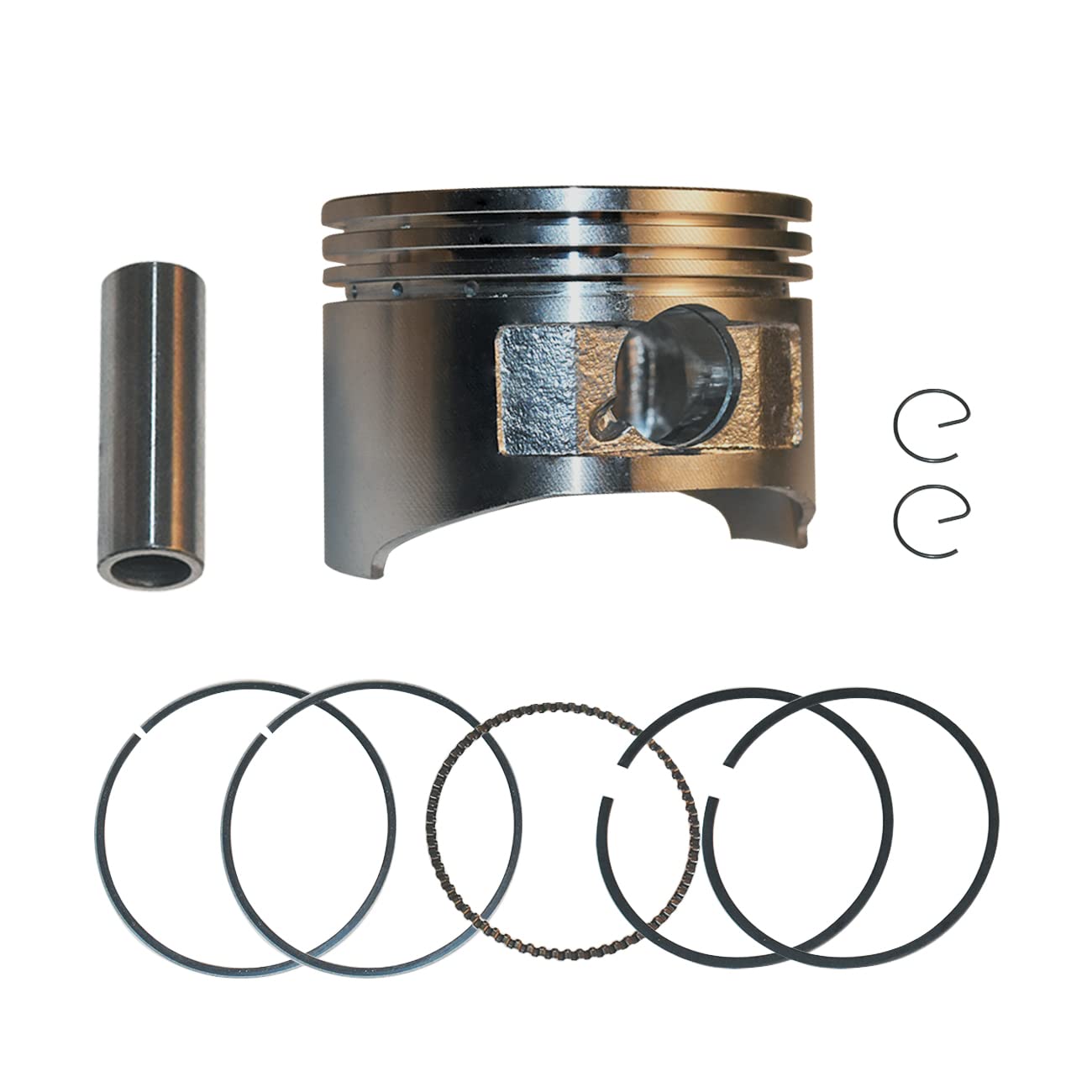 Guciddak 68Mm Piston Ring Set Pin & Clip Kit For Honda Gx160 5.5Hp Gx200 6.5Hp Engine Go Kart Mini Bike Parts