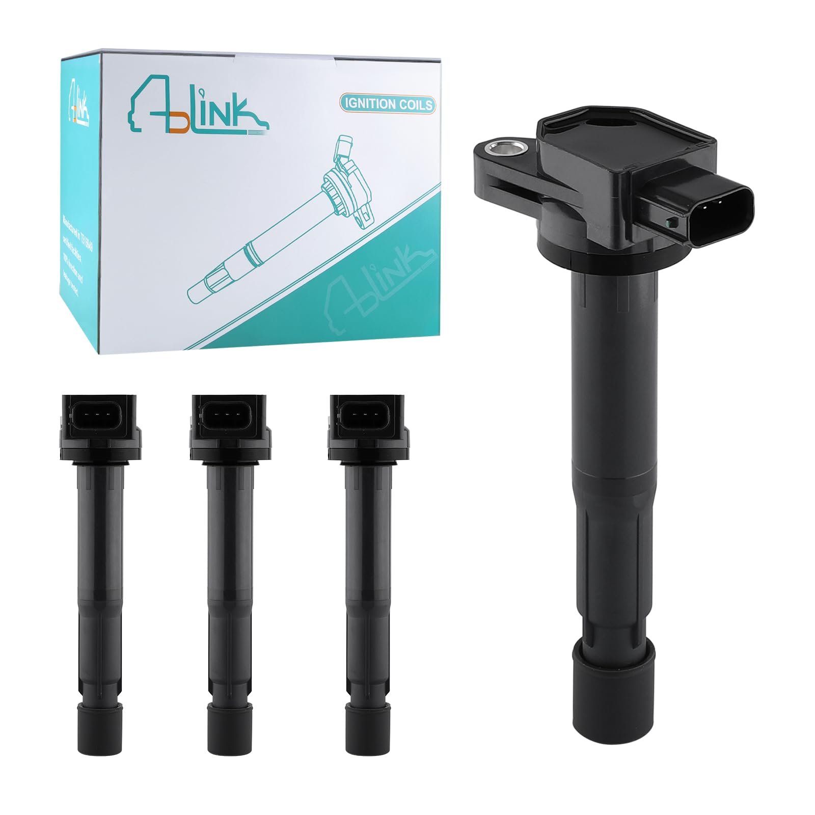 Aulink 4Pcs Uf417 Ignition Coil Pack For Acura Tsx 2.4L 2004 2005 2006 2007 2008, Rdx 2.3L 2007 2008 2009 2010 2011 2012 C1450 C