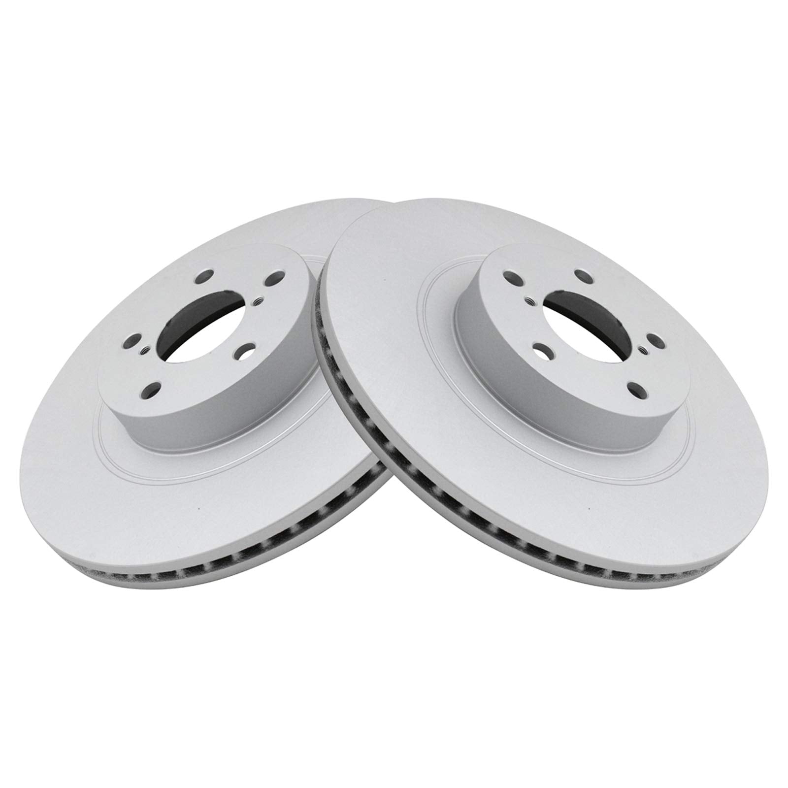 Trq Front Brake Pad & Rotor Kit Brake Pads Brake Rotor Semi-Metallic Premium G-Coated Compatible With 2004-2006 Subaru Baja 2009