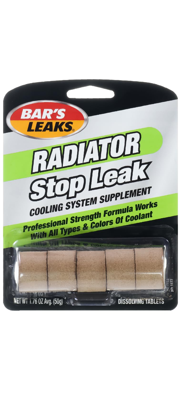 Bars Leaks Radiator Stop Leak Tablets, 1.76oz, Pack of 7