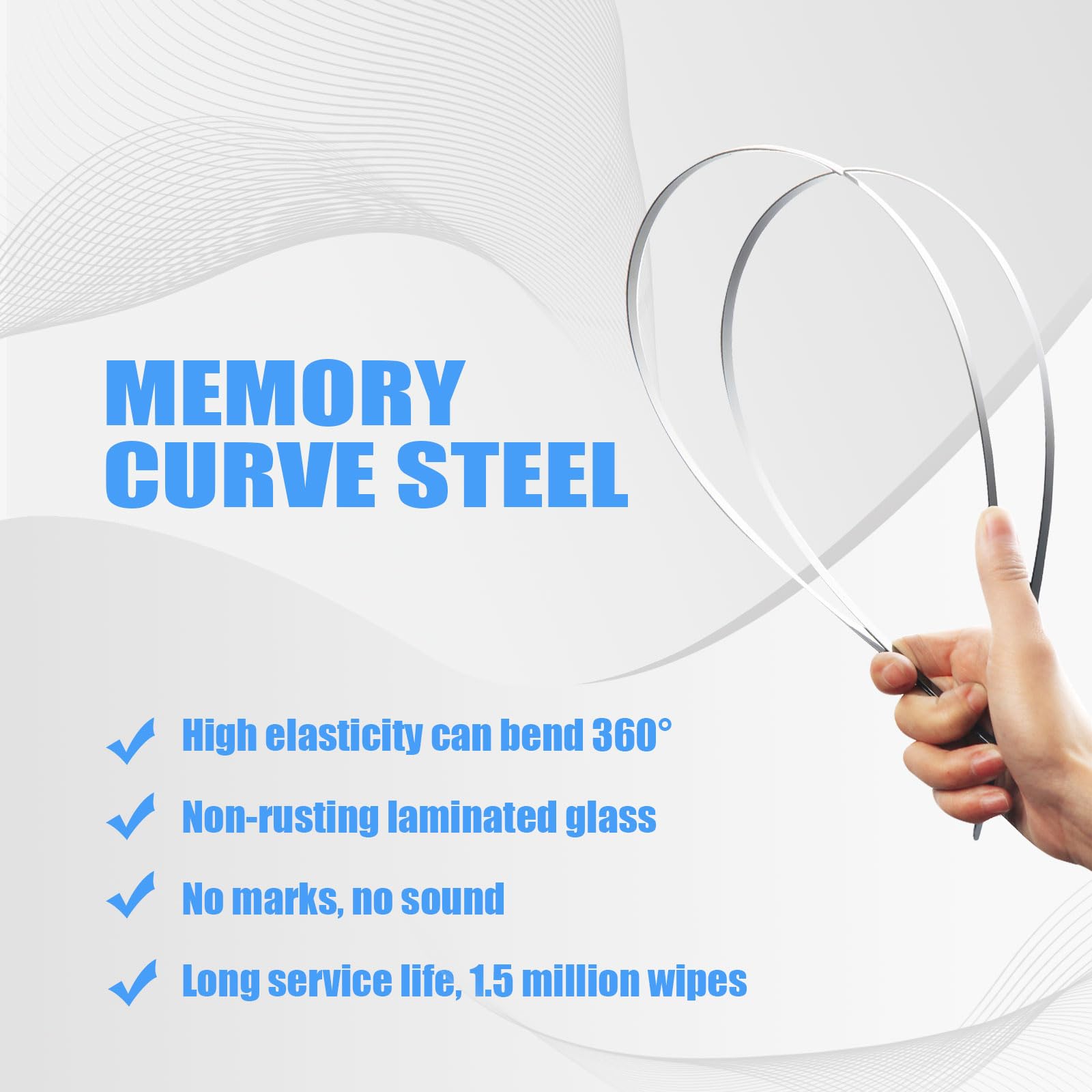 Gavimnal 24''+18''+13'' Silicone Wiper Blades Replacement For Chevrolet Equinox 2018-2021,All-Season Front Rear Windshield Wiper