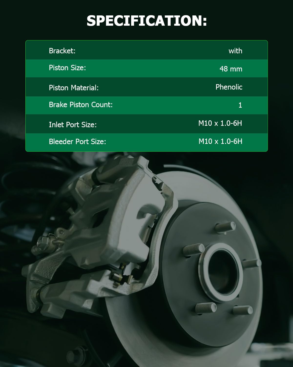 Scitoo Rear Right Brake Caliper With Bracket 18B4713 Fit For Chevy Blazer 98-05 For Chevy S10 98-04 For Gmc Jimmy 98-05 For Gmc