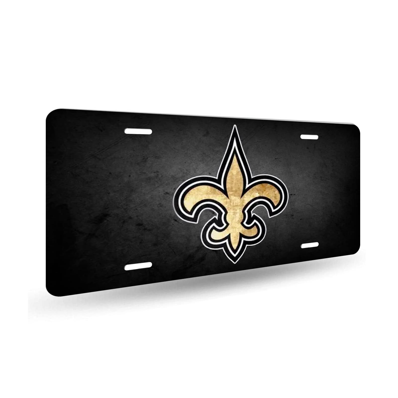 Boarlida American Football Saints License Plate Decorative Aluminum Car License Plate Covers For Women Girls Men Boys 12 X 6 Inc