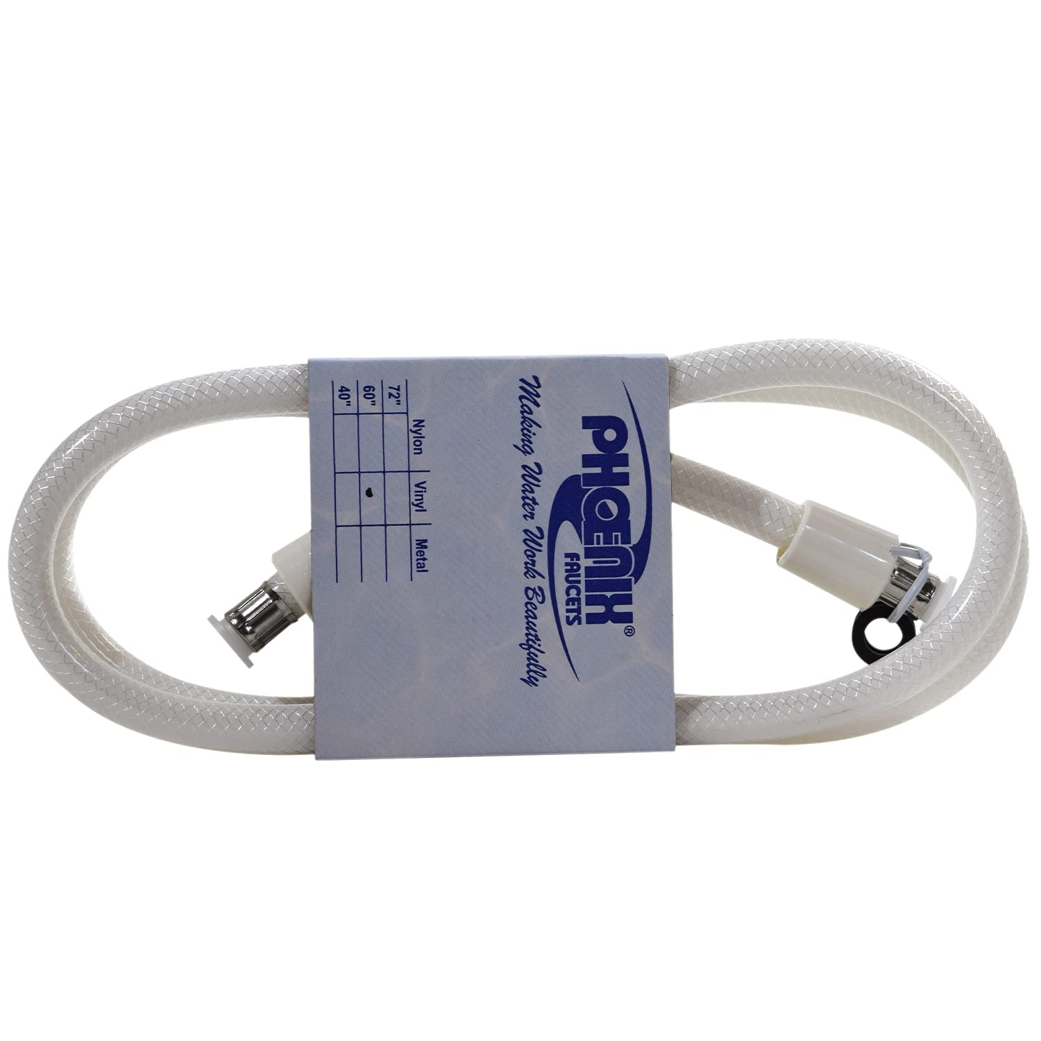 Valterra Phoenix Pf276016 Hose For Handheld Shower (60'', Vinyl, White)