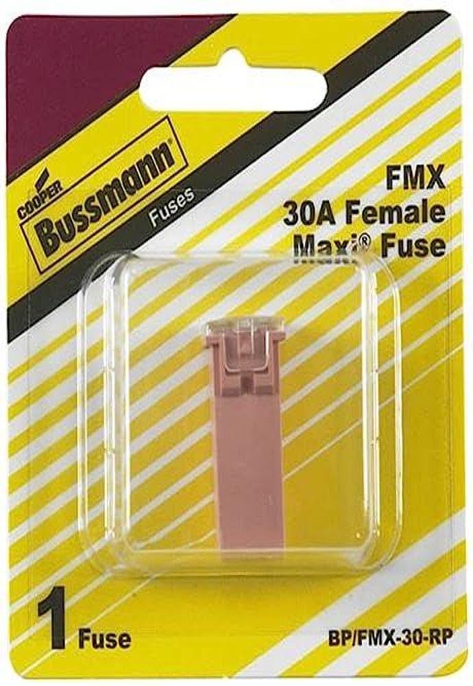 Bussmann (Bp/Fmx-30-Rp) Pink 30 Amp Female Maxi Fuse