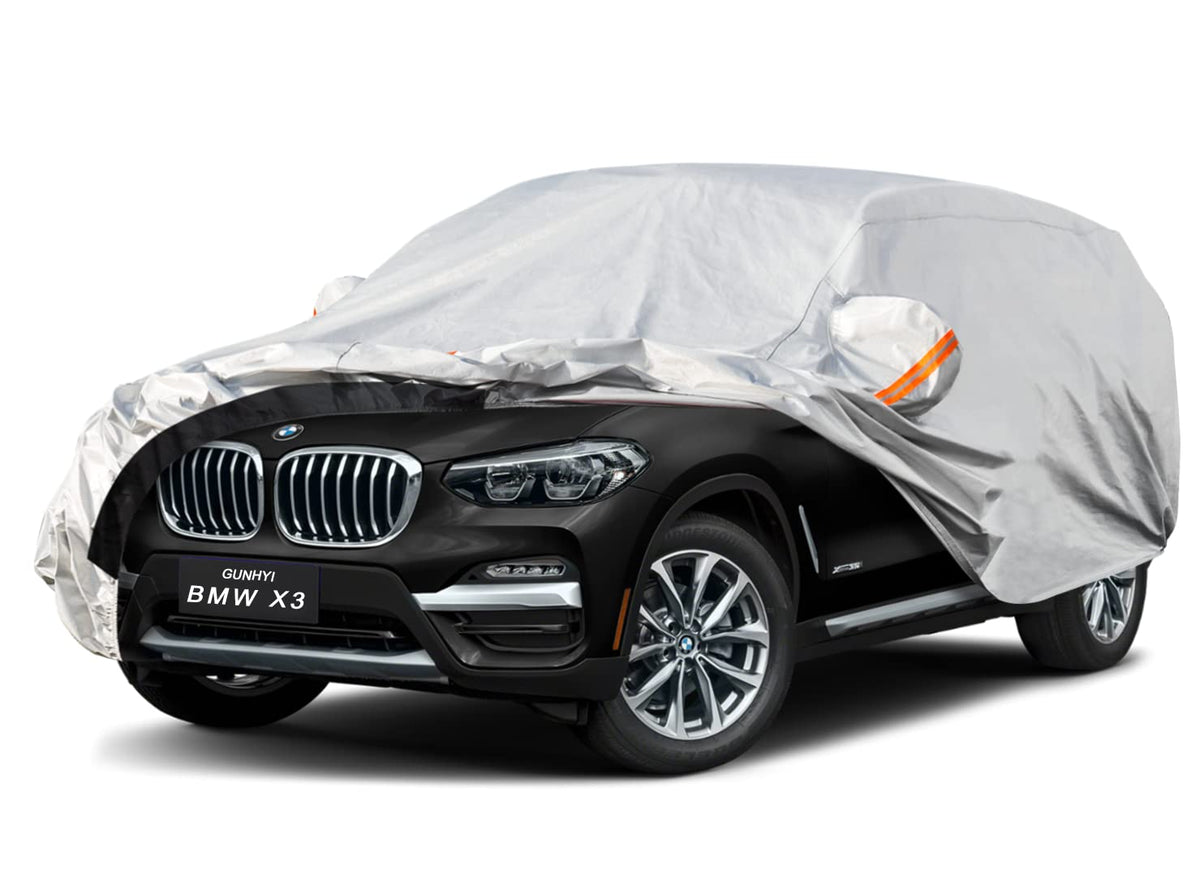 Gunhyi 7 Layer Suv Car Cover Custom Fit Hyundai Kona (2017-2025) Waterproof All Weather, Heavy Duty Outdoor Snow Sun Rain Uv Pro