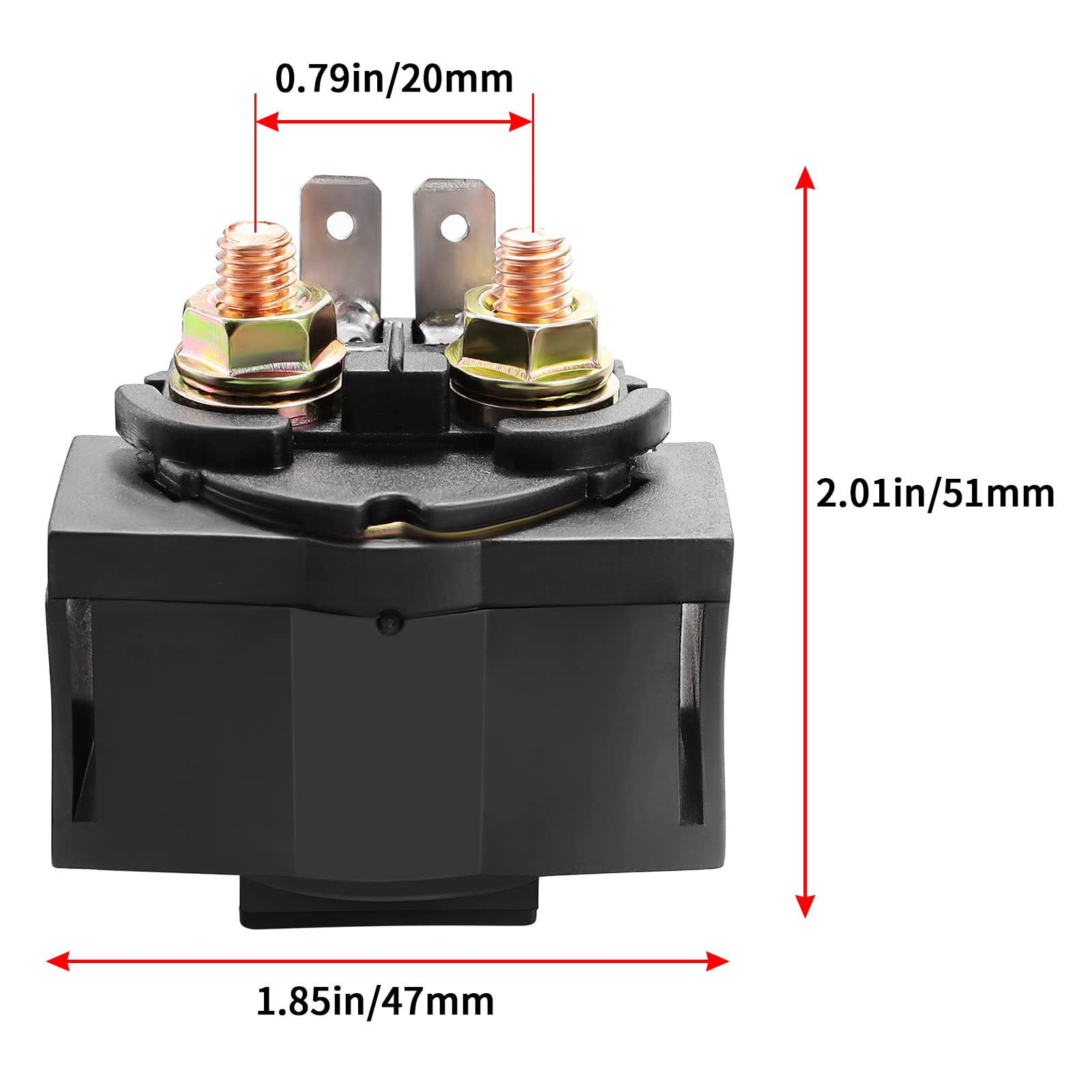 Bayou 300 Starter Solenoid Relay for Kawaski Bayou 300 KLF300 Prairie 400 4X4 2002-2005 /Lakota 300 KEF300 1995-1999/ Prairie 30