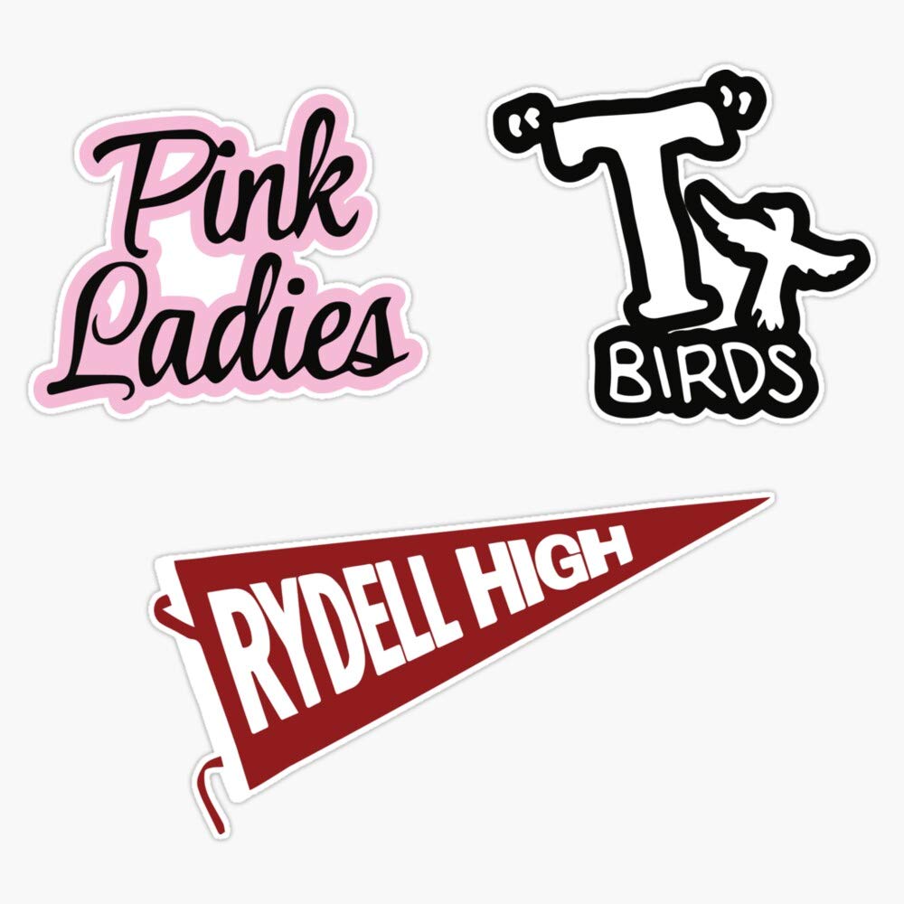 Grease Iconic Pack Bumper Sticker Window Vinyl Decal 5''