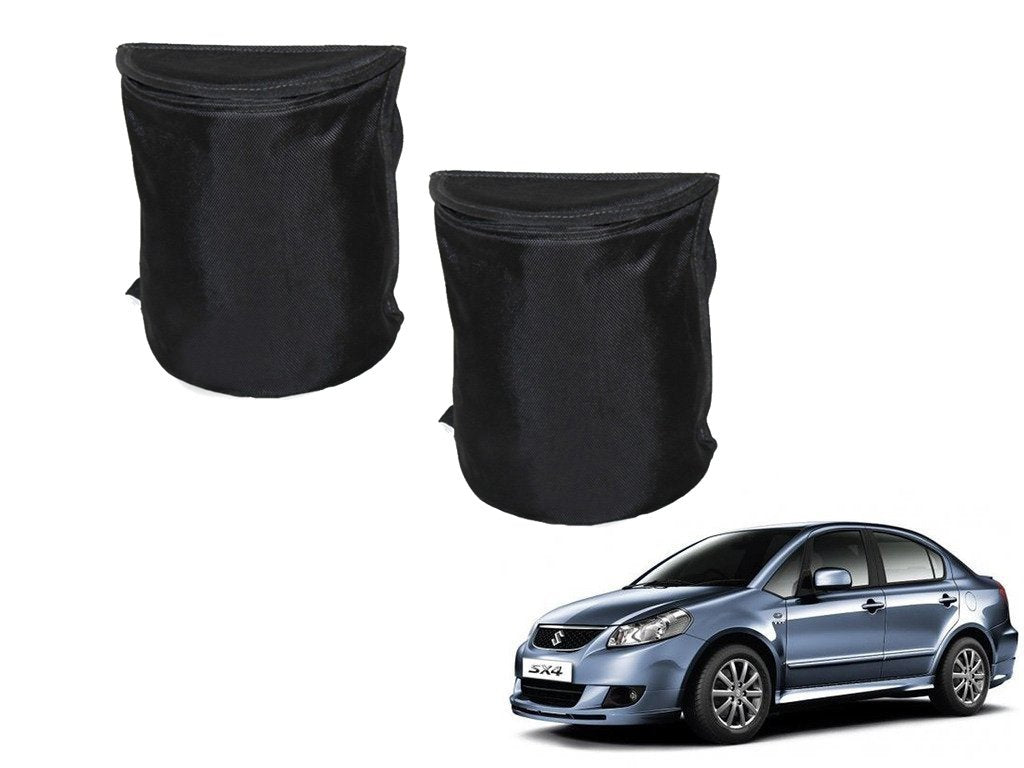 Kozdiko Semi Cylindrical Car Dustbin Set of 2 Pcs for Maruti Suzuki SX4
