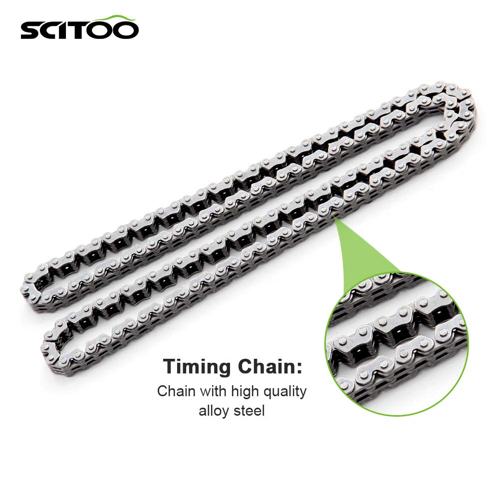SCITOO Timing Chain Kit fits for 2006-2009 for Honda Civic 1.8L TK246