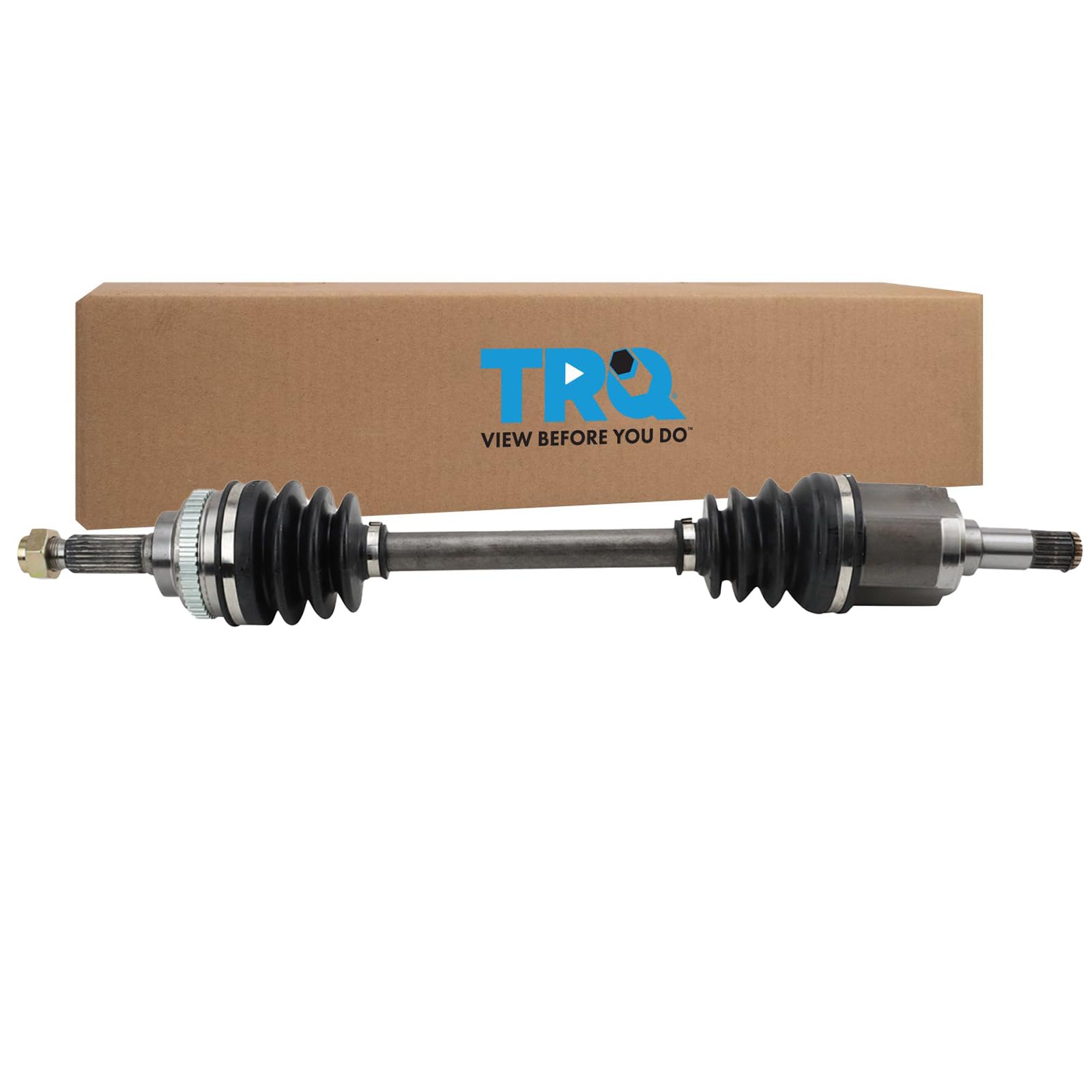 Trq Front Left Cv Axle Shaft Assembly Drivers Side Compatible With 2001-2005 Kia Rio