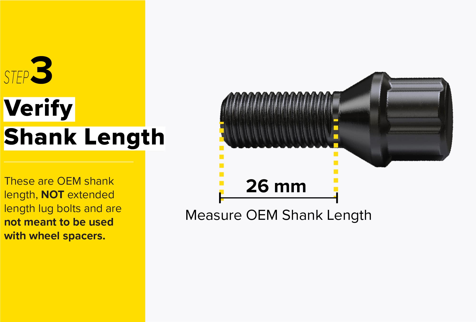 20Pcs Locking Spline Black 12X1.5 Lug Bolts With Socket Key (26Mm Oem Shank Length, Cone Seat) Compatible With Bmw 128I 135I 318