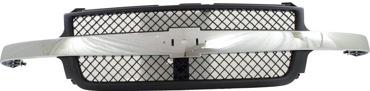 Garage-Pro Grille Assembly Compatible With Chevrolet Silverado 2500 HD 2001-2002, Chevrolet Silverado 3500 2001-2002, Plastic, G