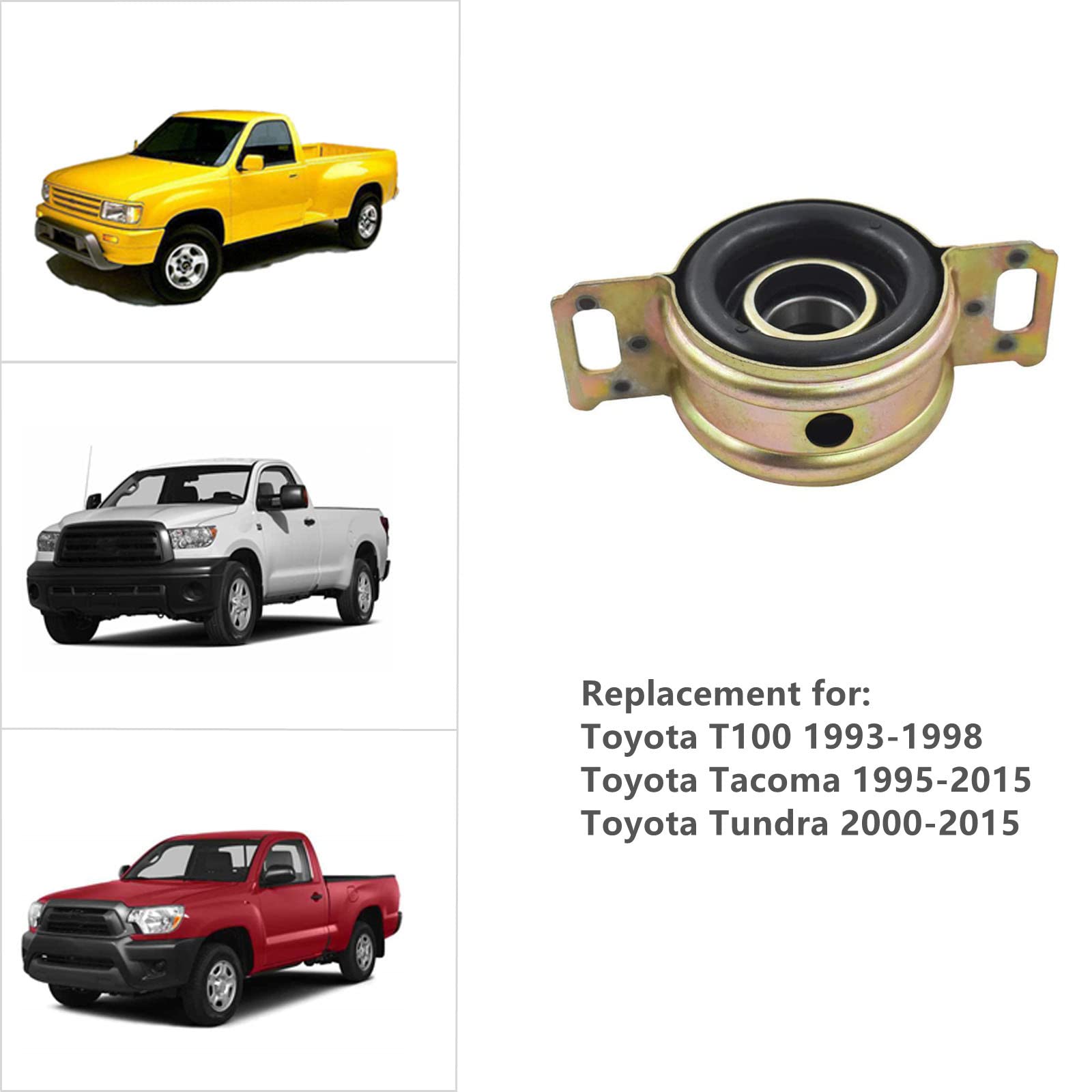Drive Shaft Center Support Bearing 37230-35130 Replacement For Toyota T100 1993-1998 Toyota Tacoma 1995-2015 Toyota Tundra 2000-2015 3723035130