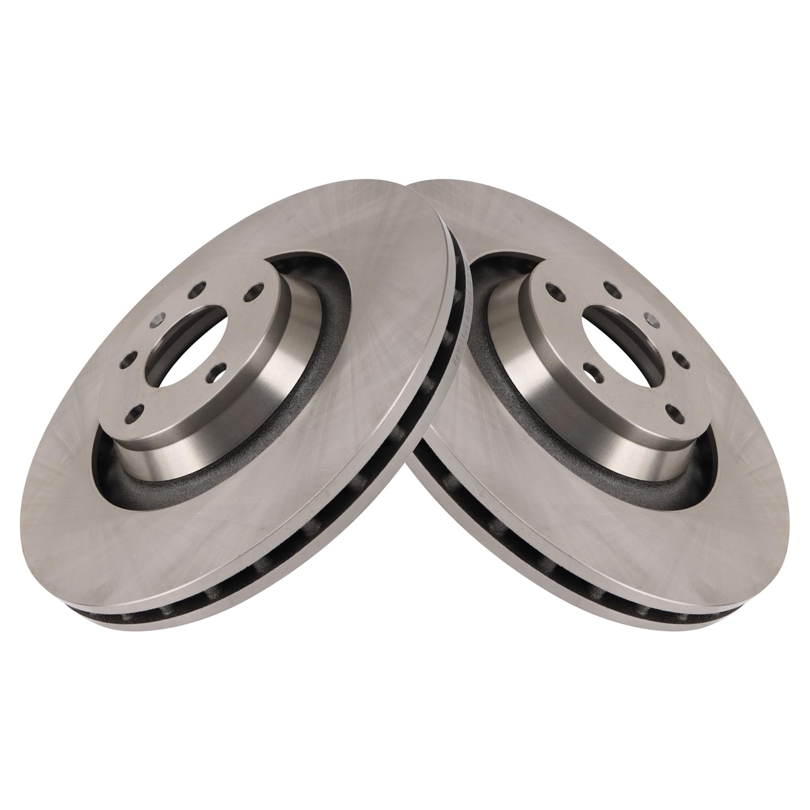Trq Front Brake Rotors Set Compatible With 2006-2011 Audi A6 2005-2011 A6 Quattro