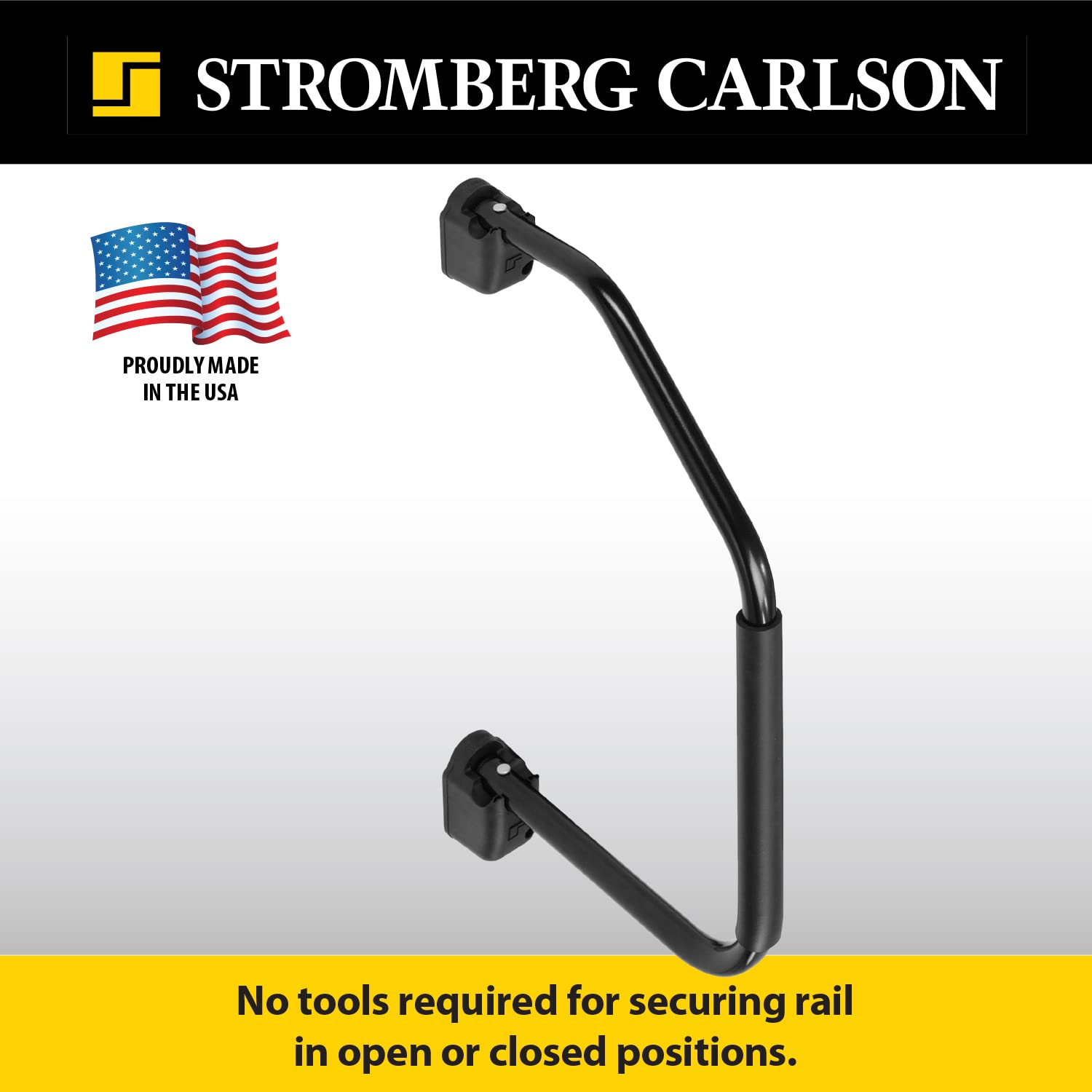 Stromberg Carlson AM-300 Lend A Hand Assist Rail - RVs & Trailers Wall Mount Handrail, RV Door Handle, Ideal for RVs & Trailers,