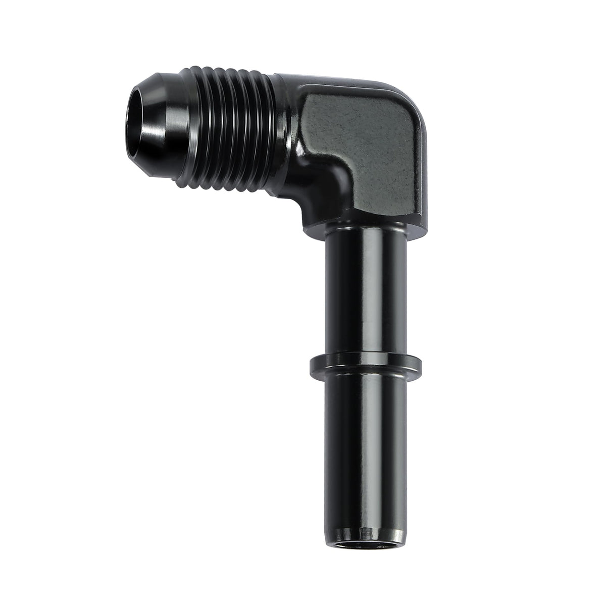 Evil Energy 6An Male To 3/8 '' Sae Quick Disconnect Male 90 Degree Push On Efi Fitting Adapter Aluminum