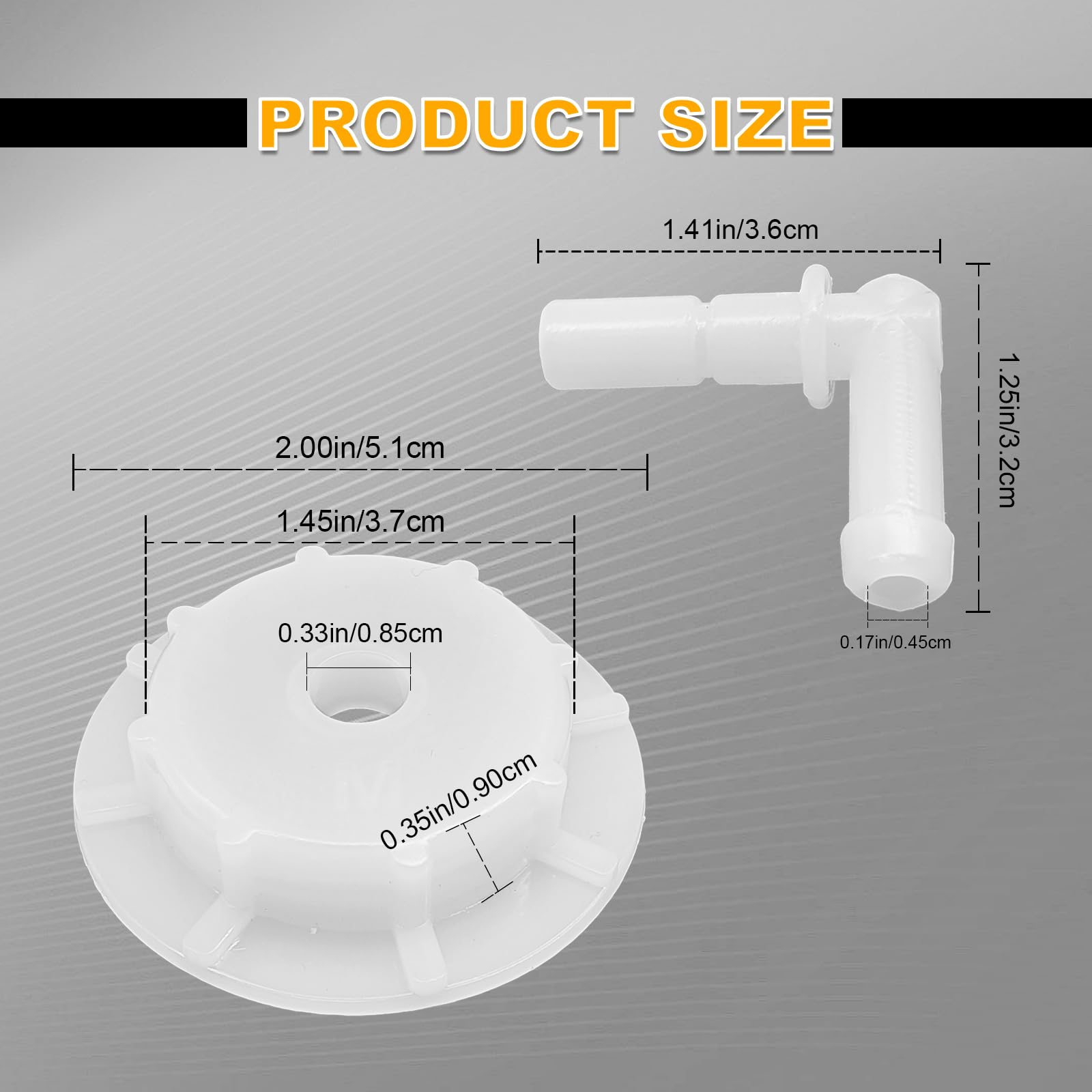 Cmerto Coolant Reservoir Overflow Tank Cap Compatible With Honda Acura Accord Civic Pilot Insight Element Replace# 19106-Rna-A48